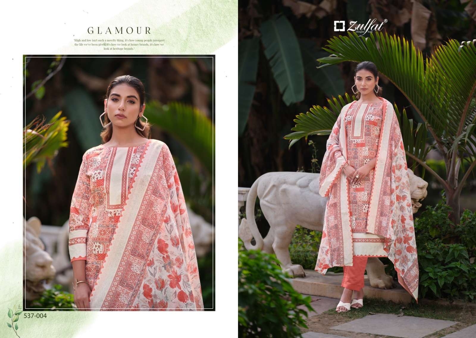 ZULFAT DESIGNER SUITS MARYAM VOL 2 COTTON SALWAR SUIT