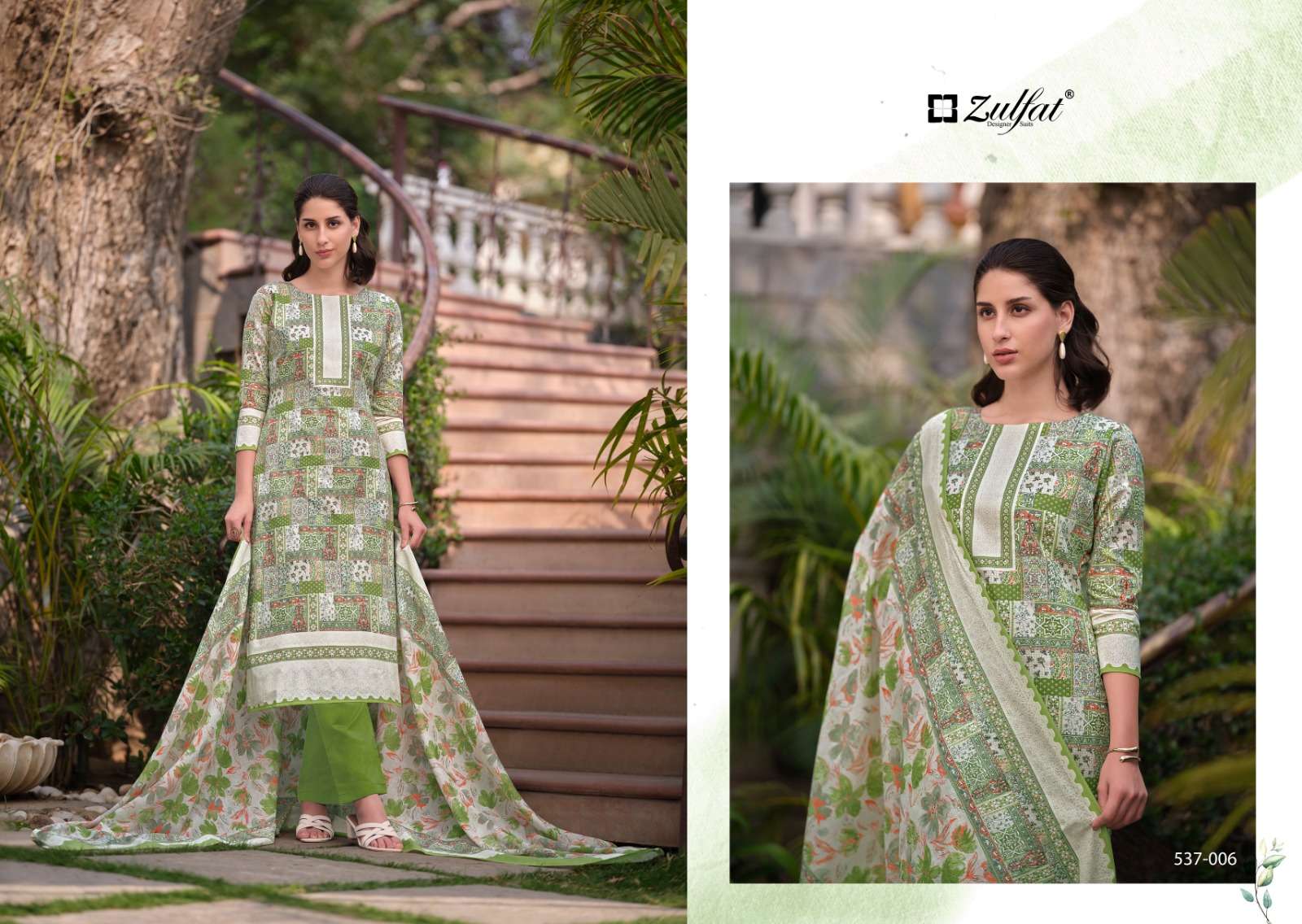 ZULFAT DESIGNER SUITS MARYAM VOL 2 COTTON SALWAR SUIT