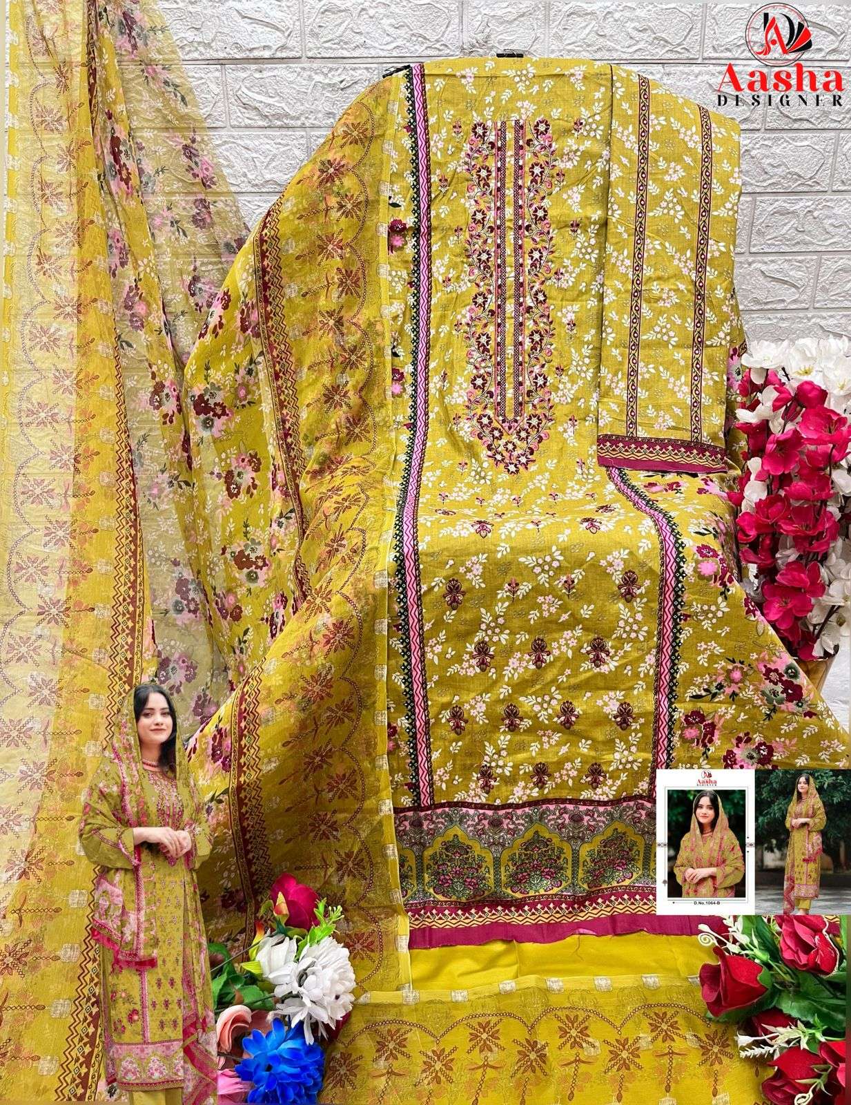 AASHA DESIGNER HARSHA VOL 5 COTTON FANCY SALWAR KAMEEZ 