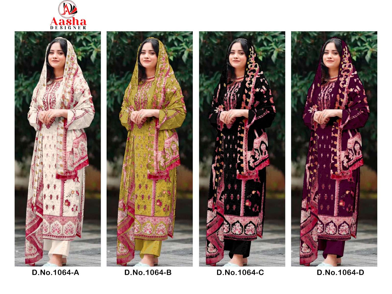 AASHA DESIGNER HARSHA VOL 5 COTTON FANCY SALWAR KAMEEZ 
