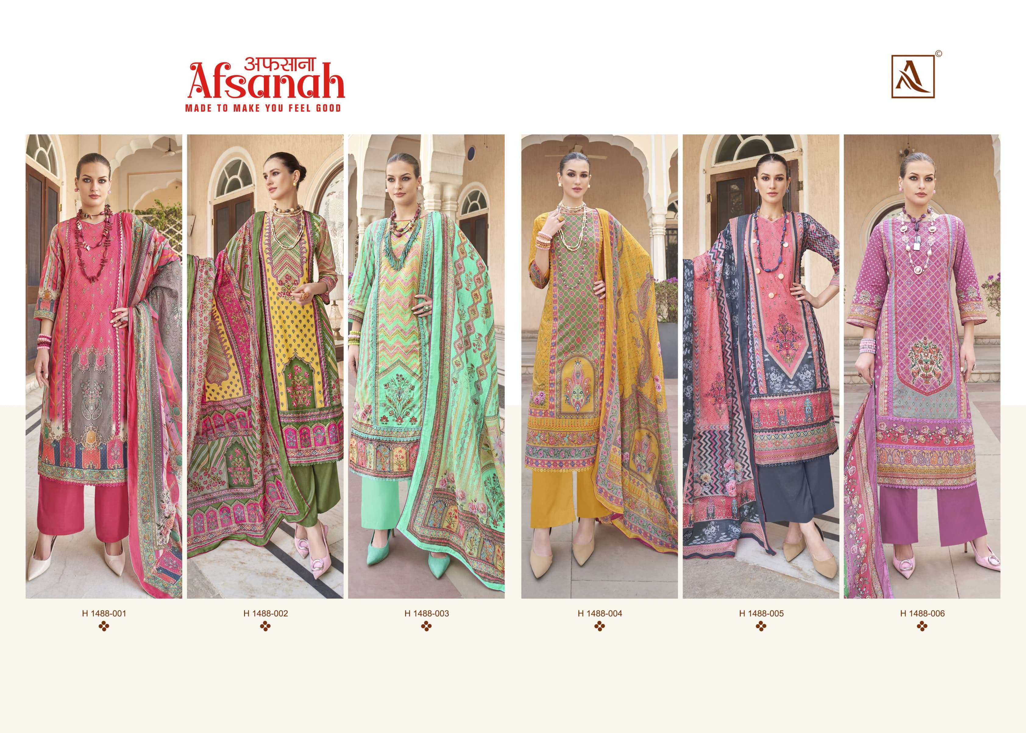 ALOK SUITS AFSANAH LAWN COTTON FANCY WORK SUIT
