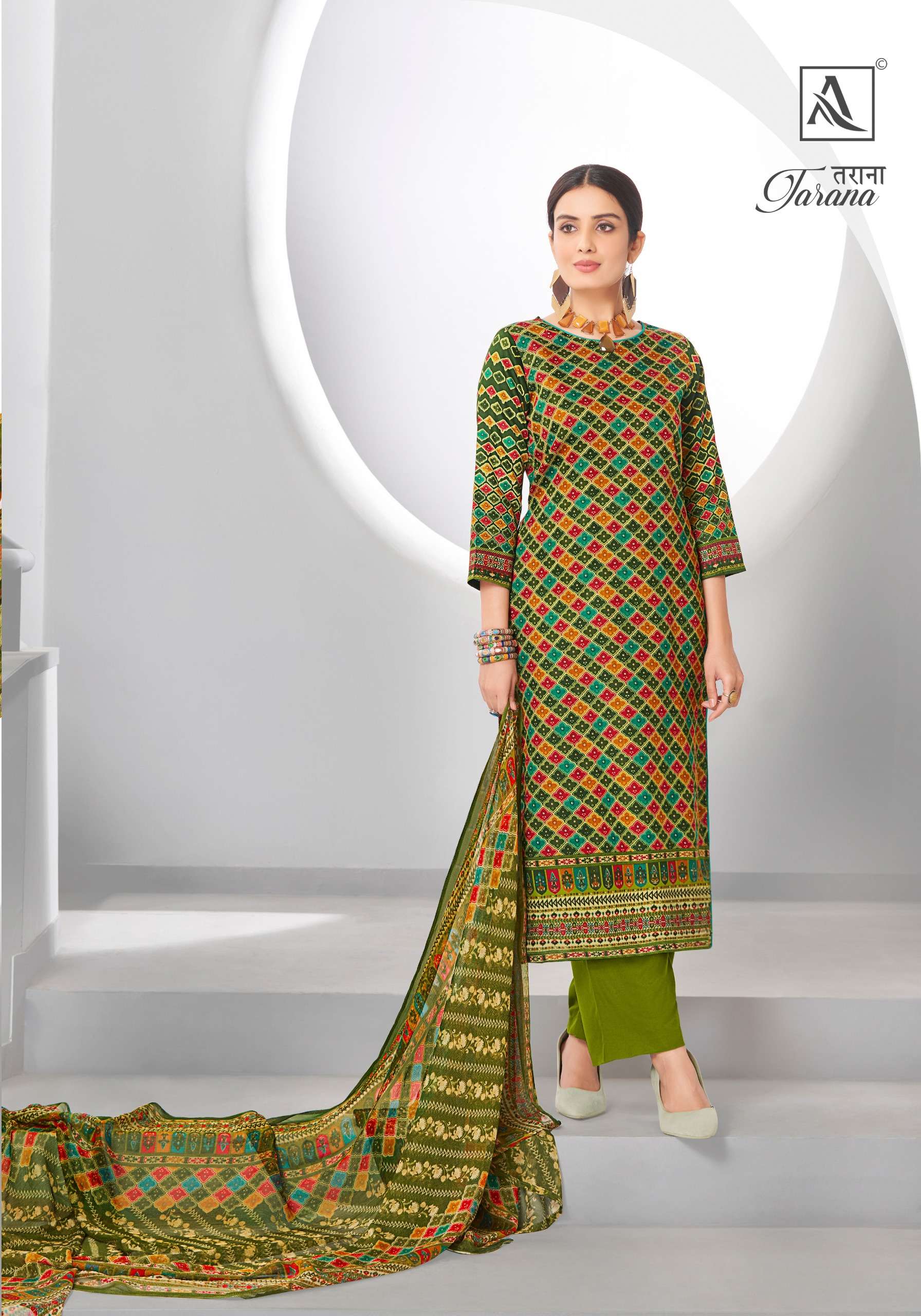 ALOK SUITS TARANA JAM COTTON HAND WORK SUIT