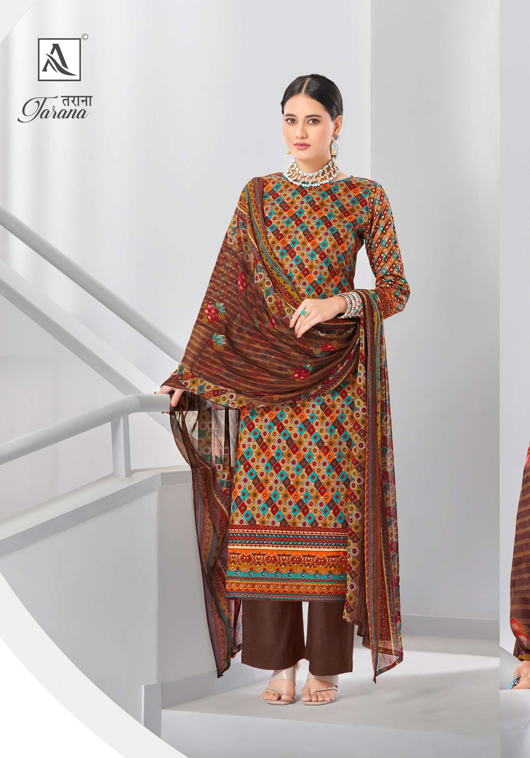 ALOK SUITS TARANA JAM COTTON HAND WORK SUIT