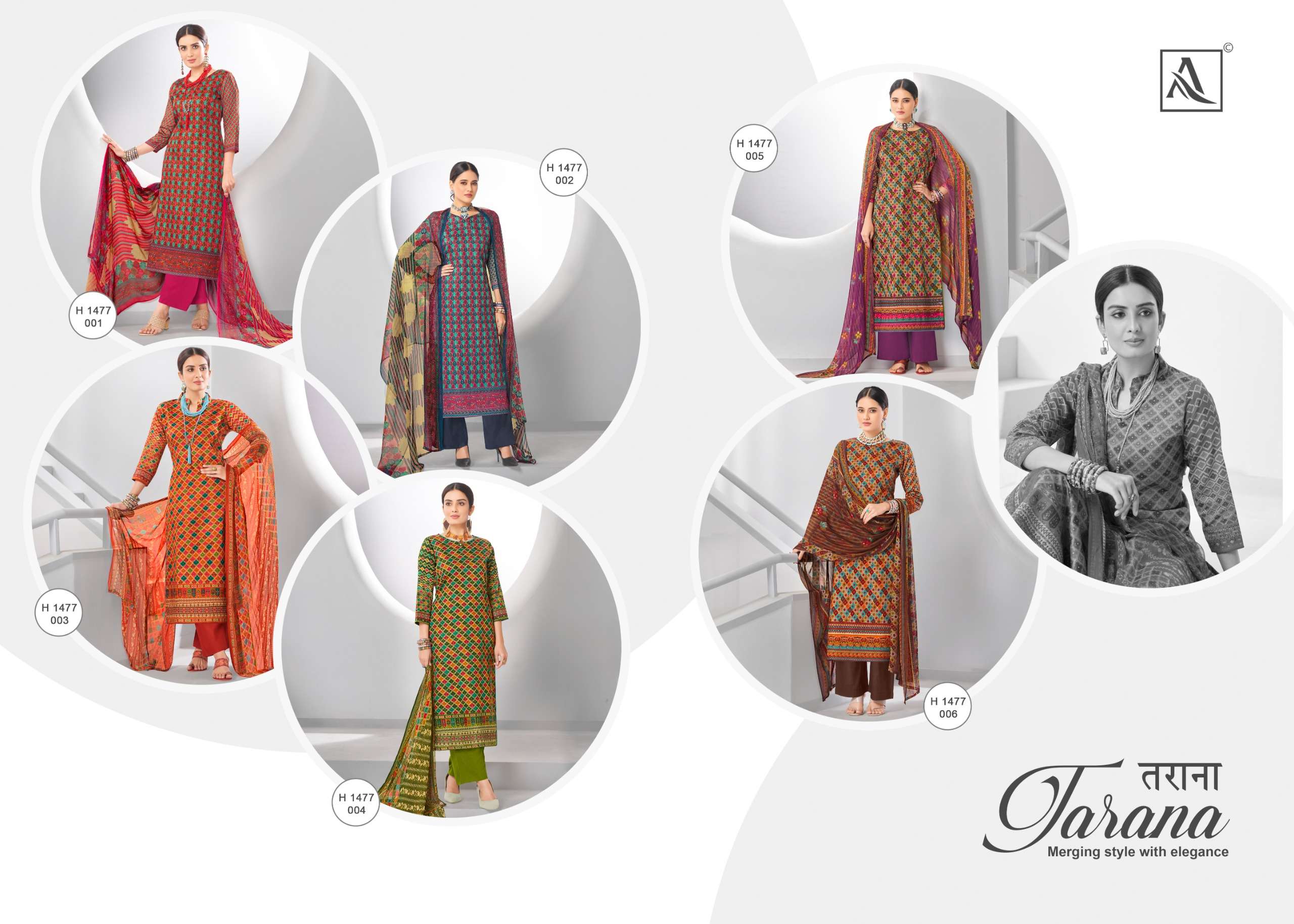 ALOK SUITS TARANA JAM COTTON HAND WORK SUIT