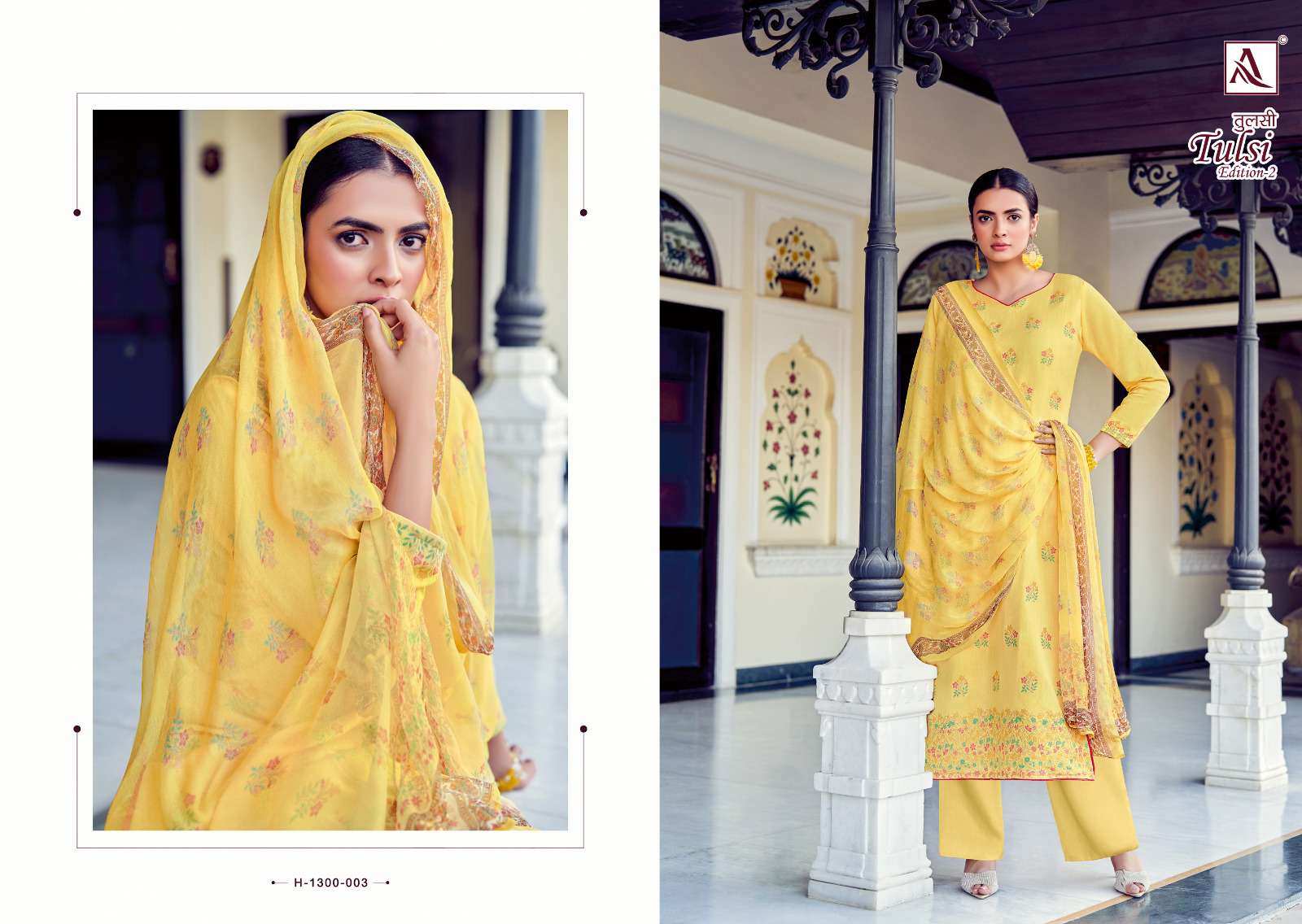 ALOK SUITS TULSI EDITION VOL 2 COTTON JACQUARD SUIT