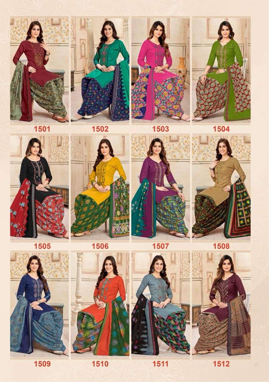 BALAJI COTTON RASPBERRY VOL 15 COTTON DRESS