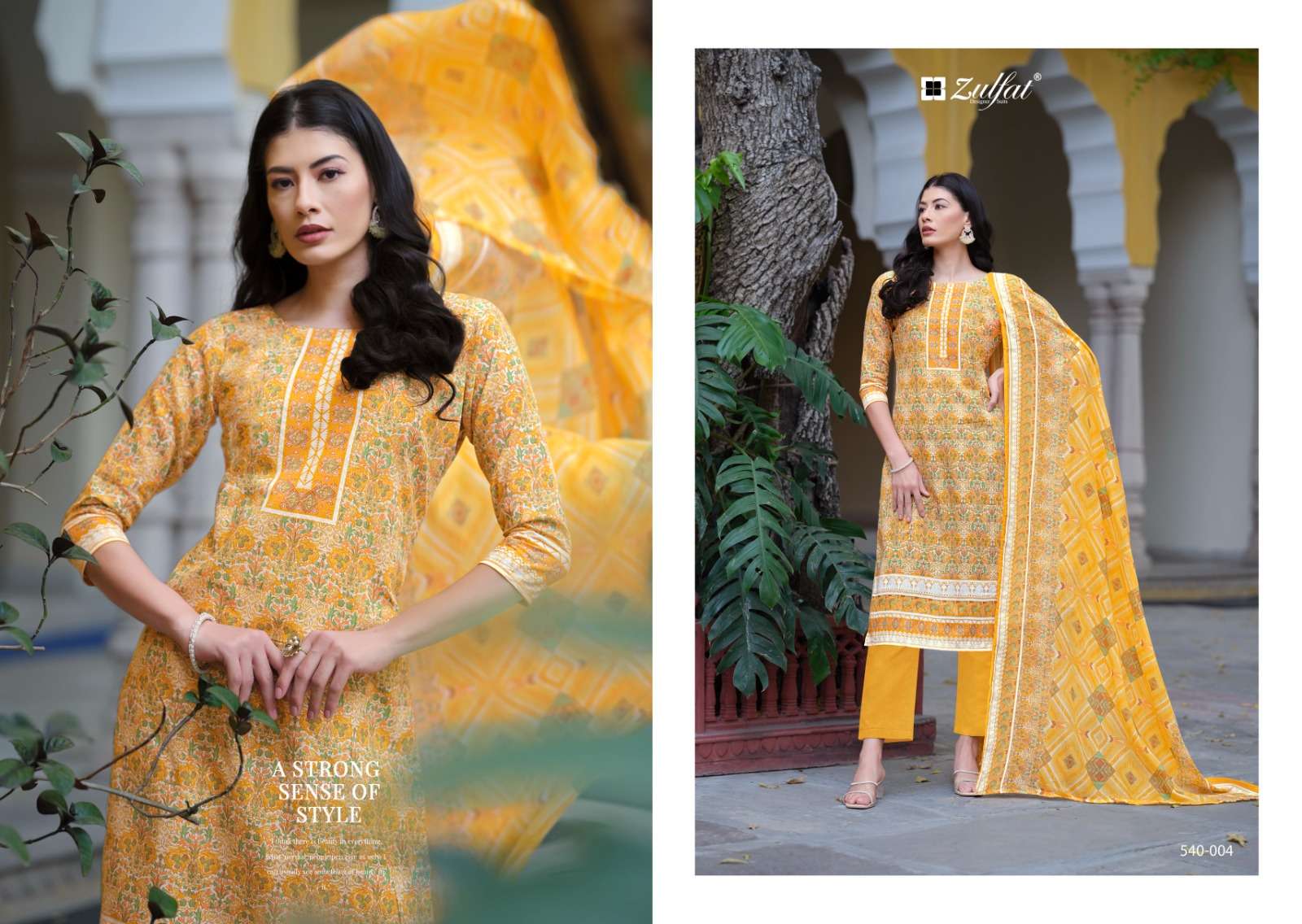 ZULFAT DESIGNER SUITS FARHANA VOL 3 COTTON SALWAR SUIT