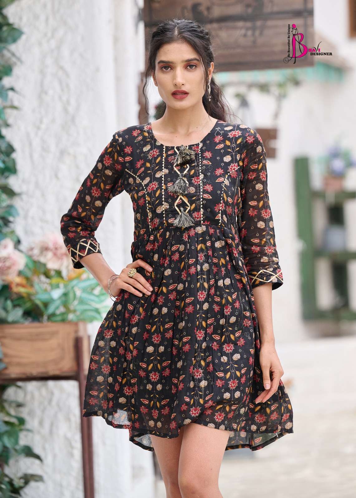 BHAVI DESIGNER VICTORIA VOL 2 COTTON PRINT FANCY TUNIC