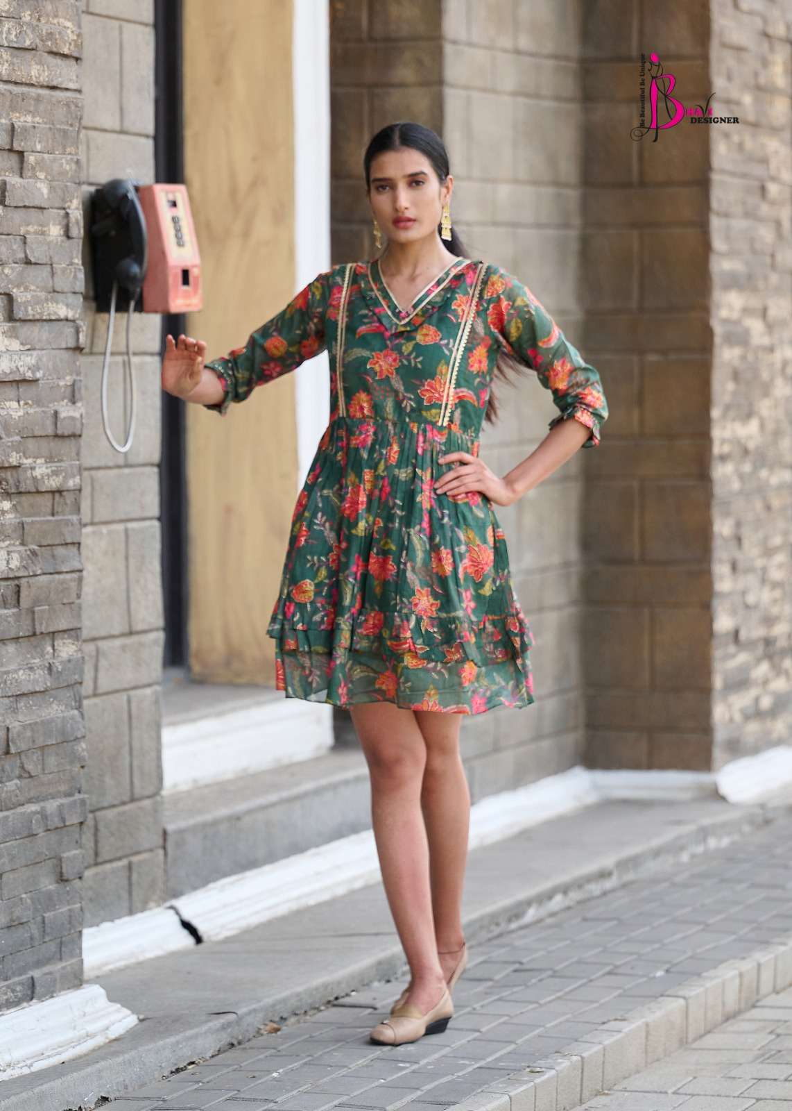 BHAVI DESIGNER VICTORIA VOL 2 COTTON PRINT FANCY TUNIC