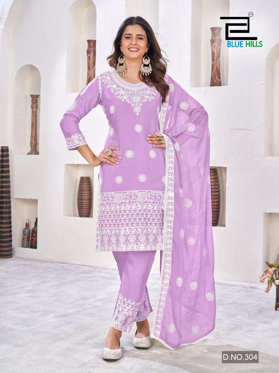 BLUE HILLS HEENAZ VOL 3 KURTI COMBO SET 