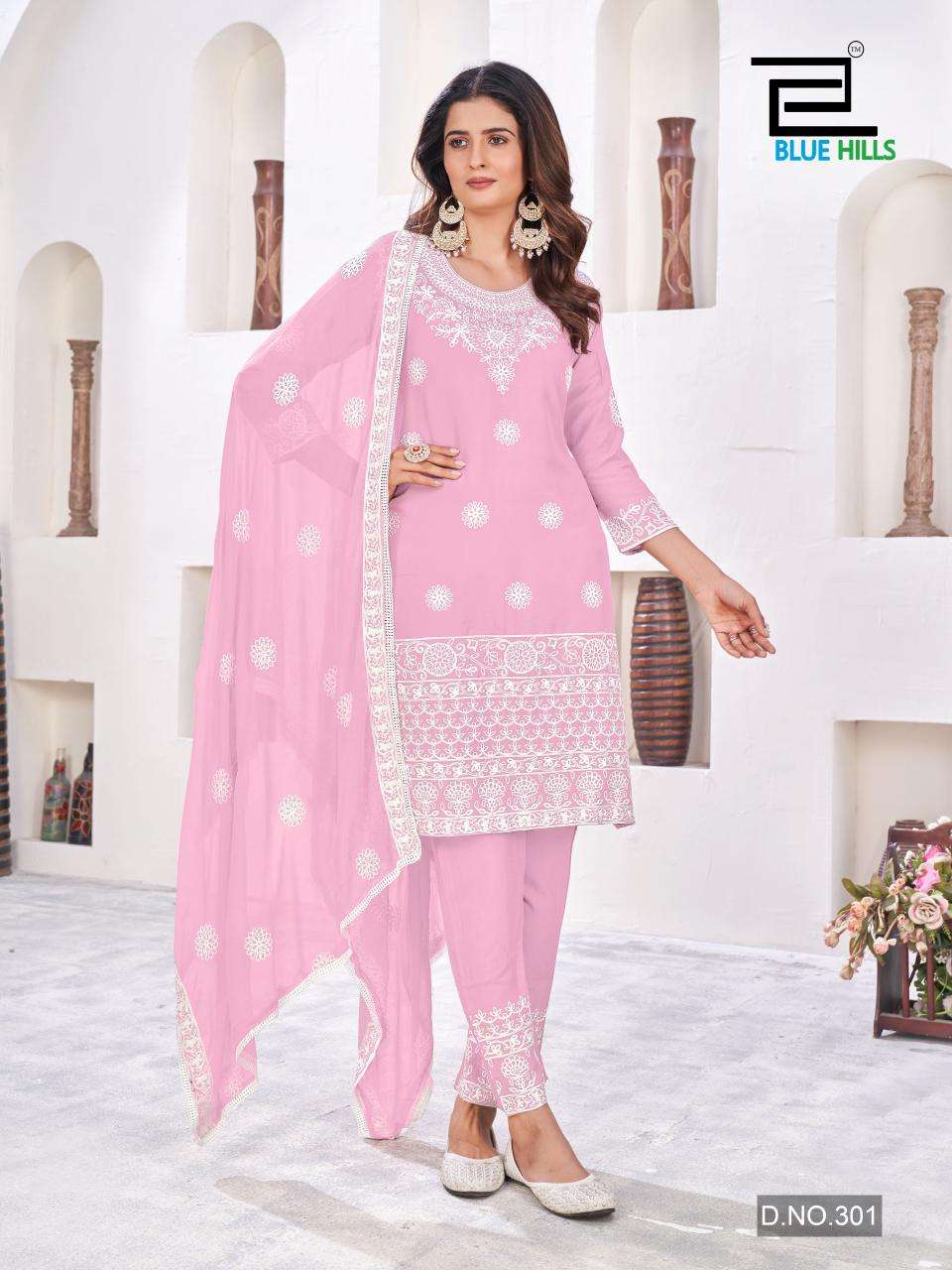 BLUE HILLS HEENAZ VOL 3 KURTI COMBO SET 