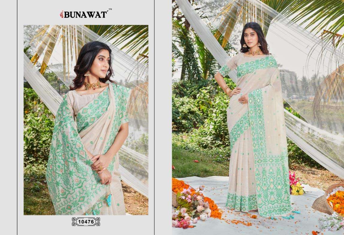 BUNAWAT KRITHIKA COTTON FANCY LADIES SAREE