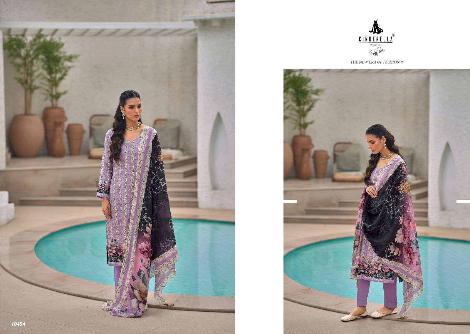  CINDRELLA SONE KI CHIDYA LAWN COTTON FANCY WORK SALWAR SUIT