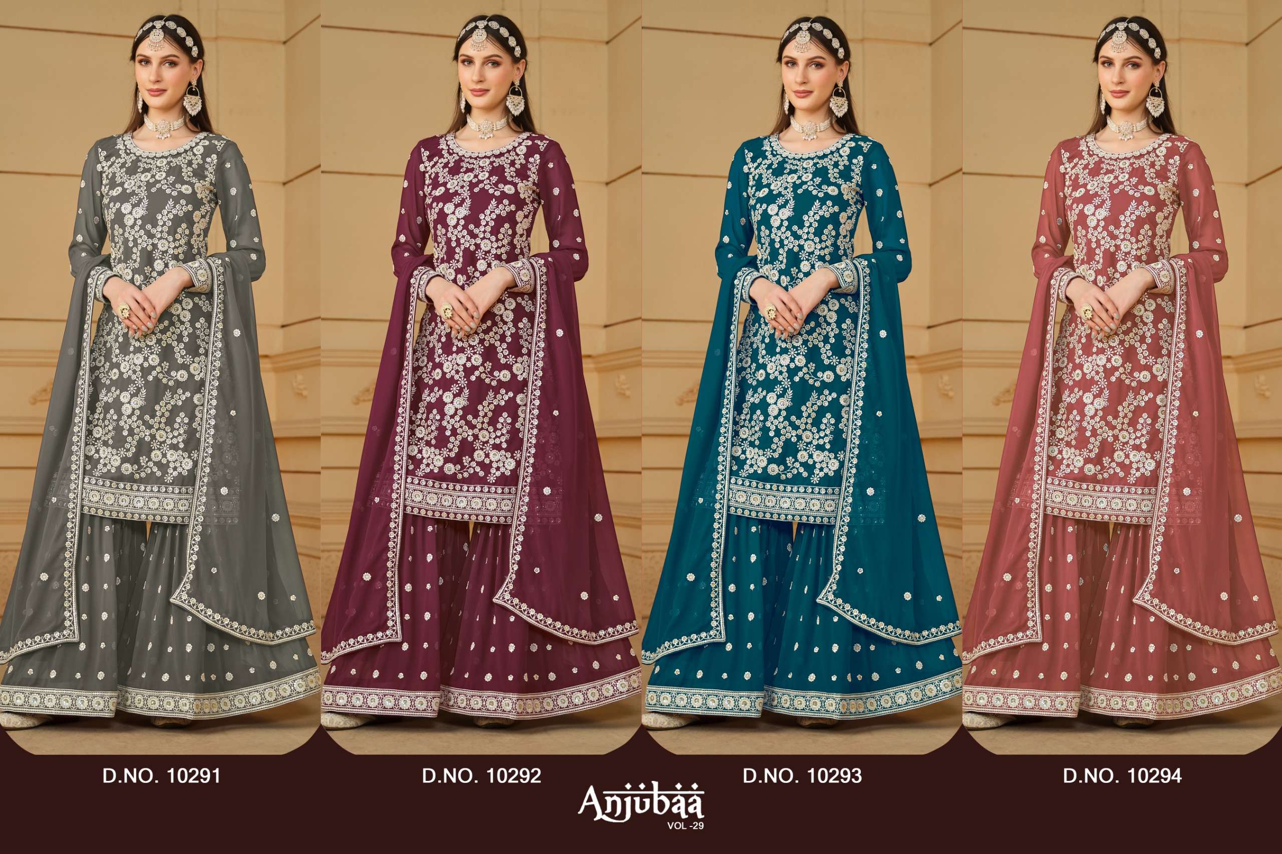 DANI CREATION ANJUBAA VOL 29 HEAVY DESIGNER PARTY WEAR SUIT