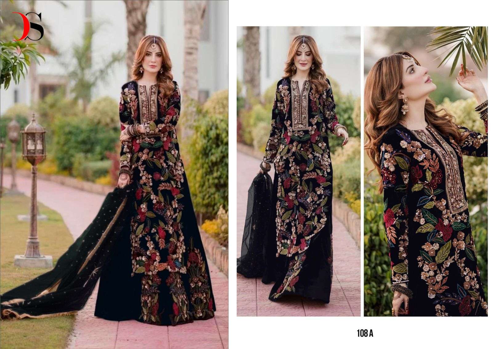 DEEPSY SUITS D NO 108 HEAVY EMBROIDERY DESIGNER SUIT
