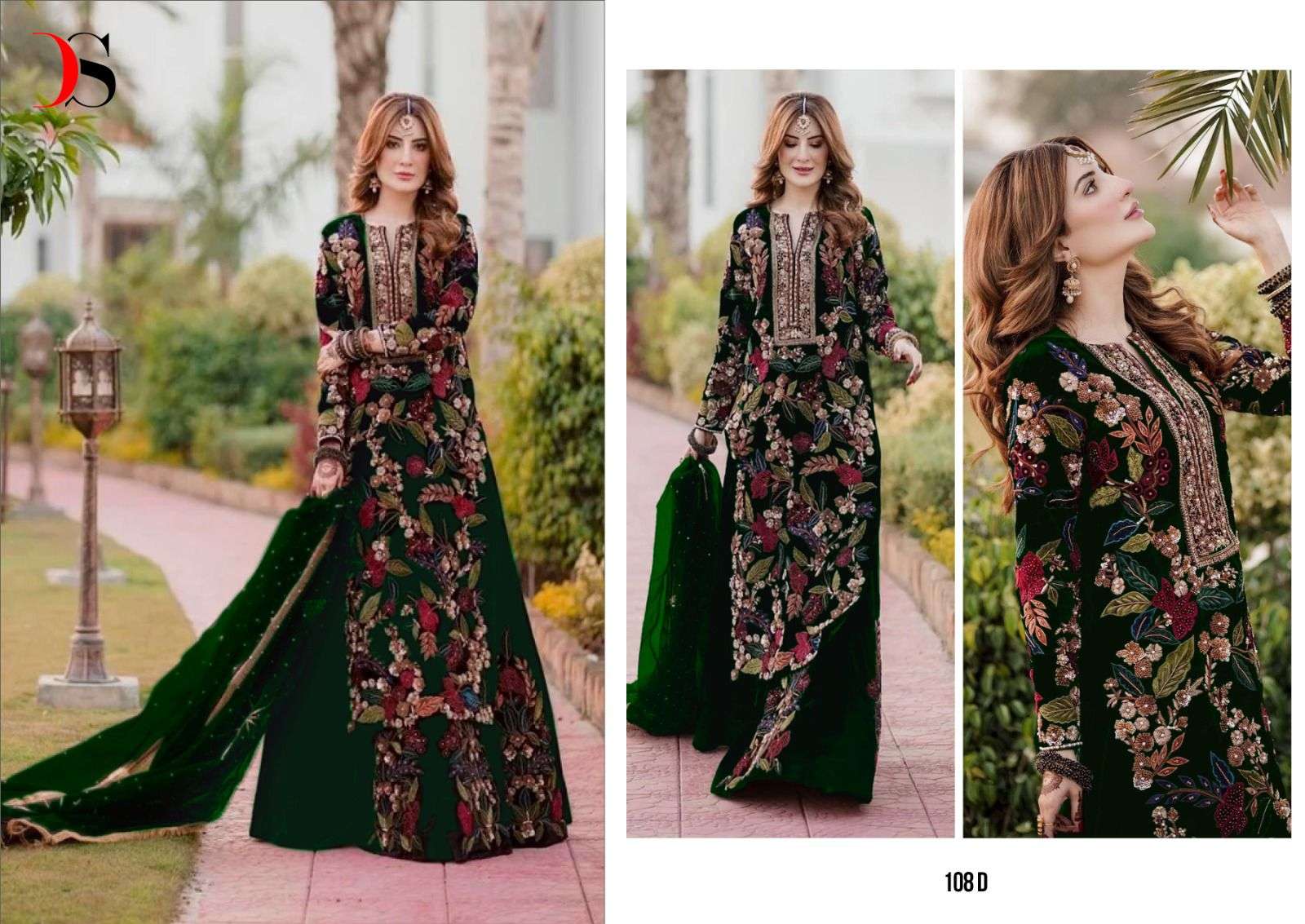 DEEPSY SUITS D NO 108 HEAVY EMBROIDERY DESIGNER SUIT