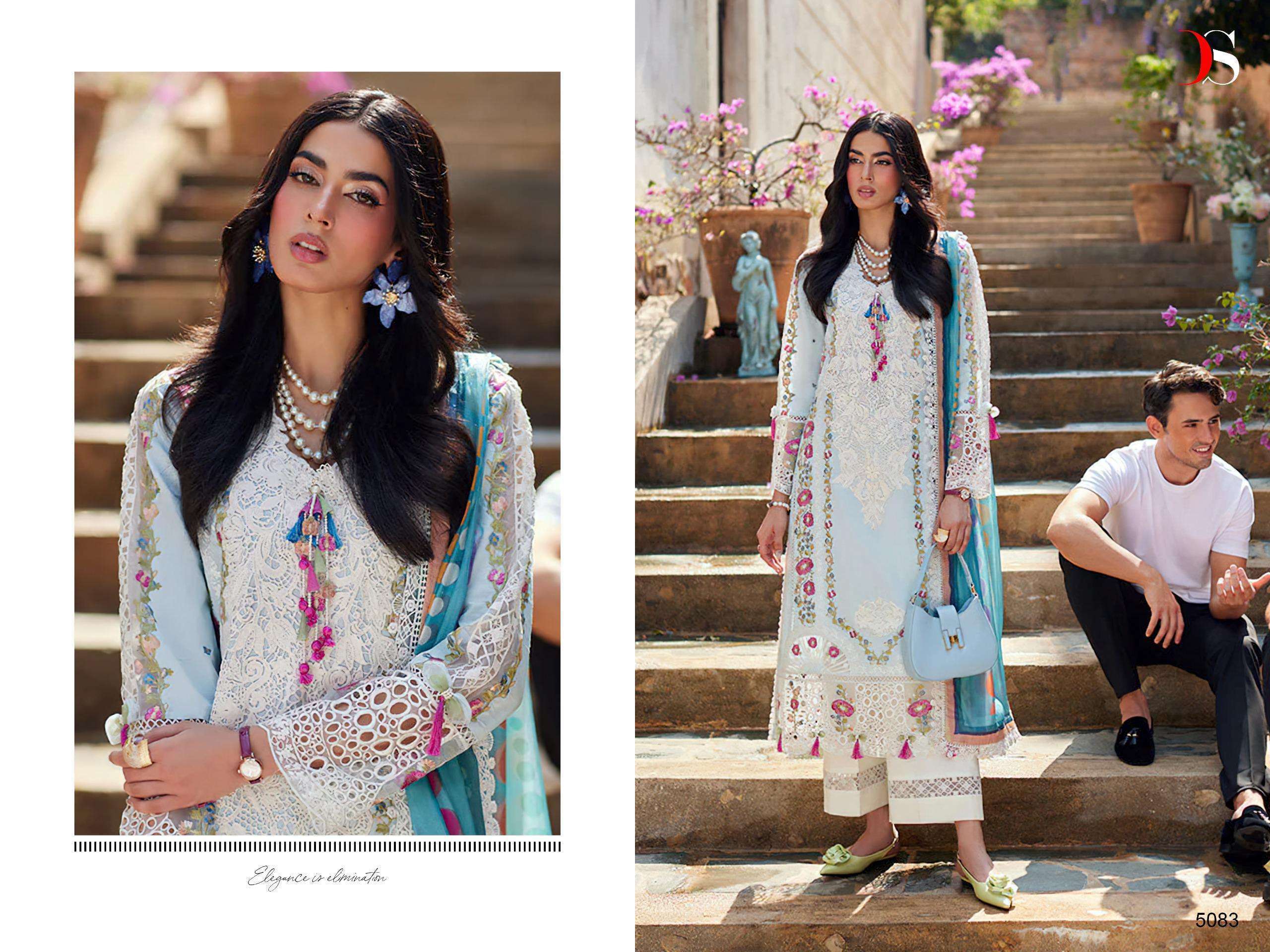 DEEPSY SUITS MUSH Q VOL 2 COTTON HEAVY EMBROIDERY DESIGNER SUIT
