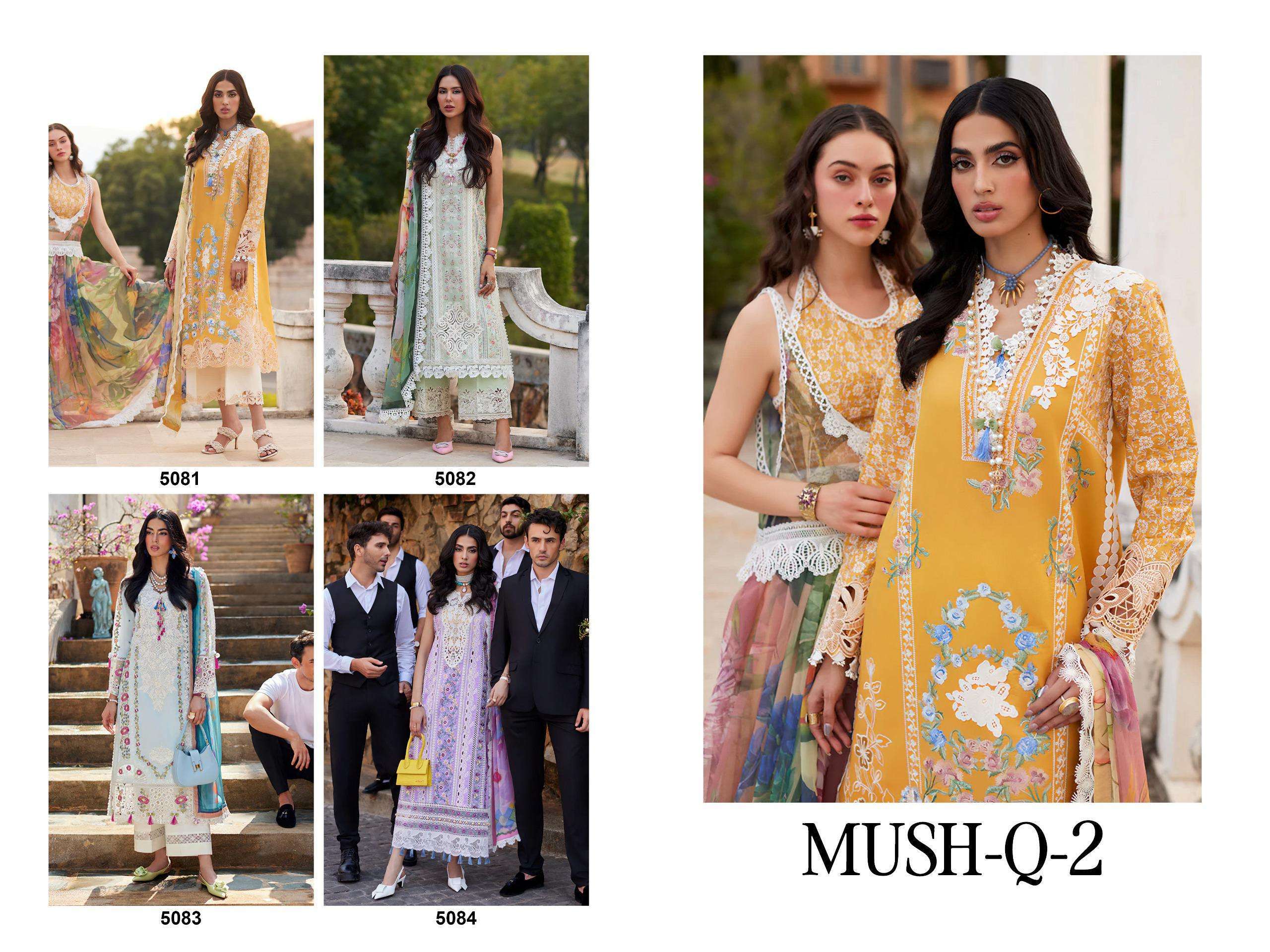 DEEPSY SUITS MUSH Q VOL 2 COTTON HEAVY EMBROIDERY DESIGNER SUIT