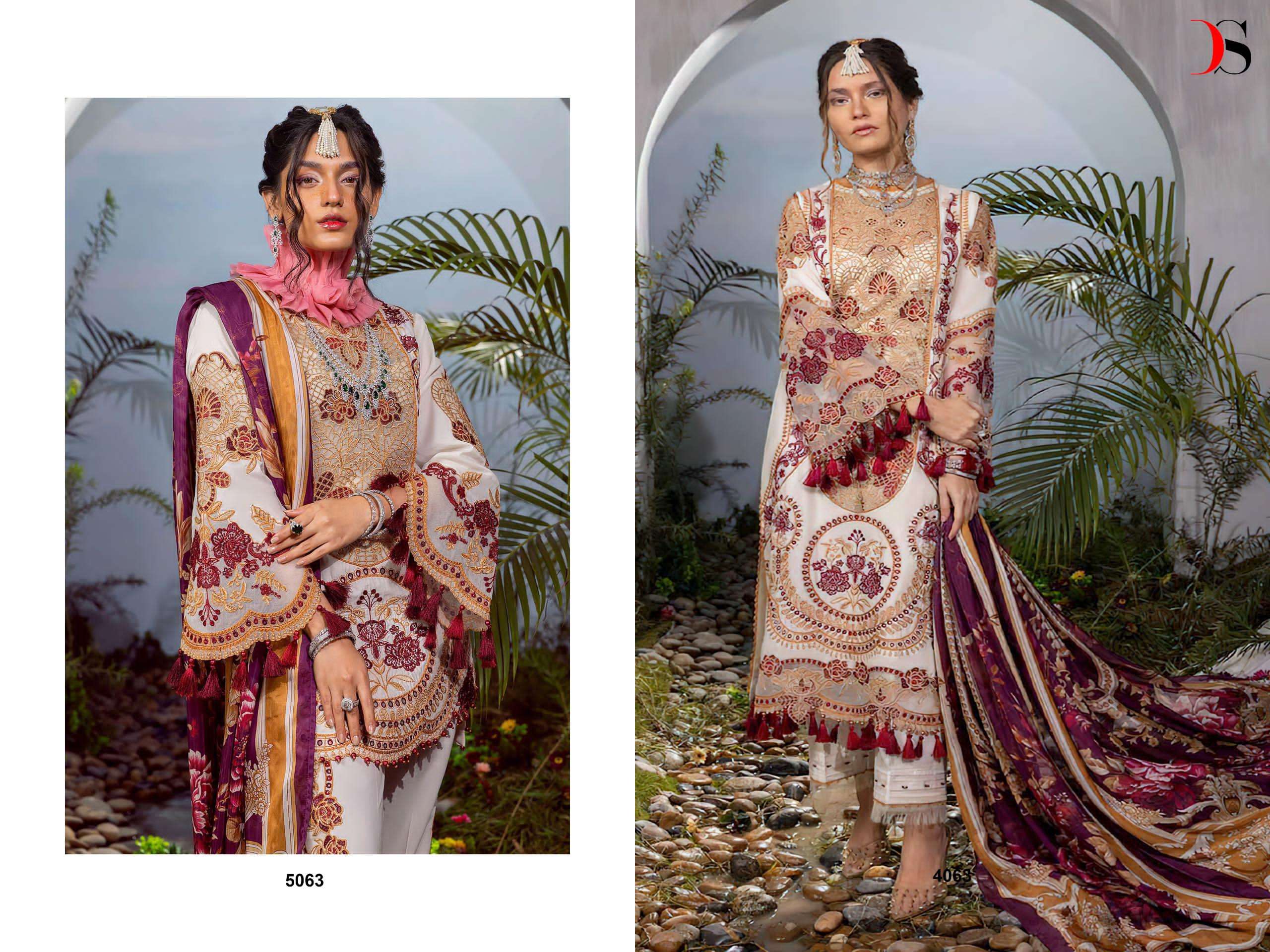 DEEPSY SUITS SANA SAFINAZ LAWN 24 VOL 2 COTTON SALWAR KAMEEZ 