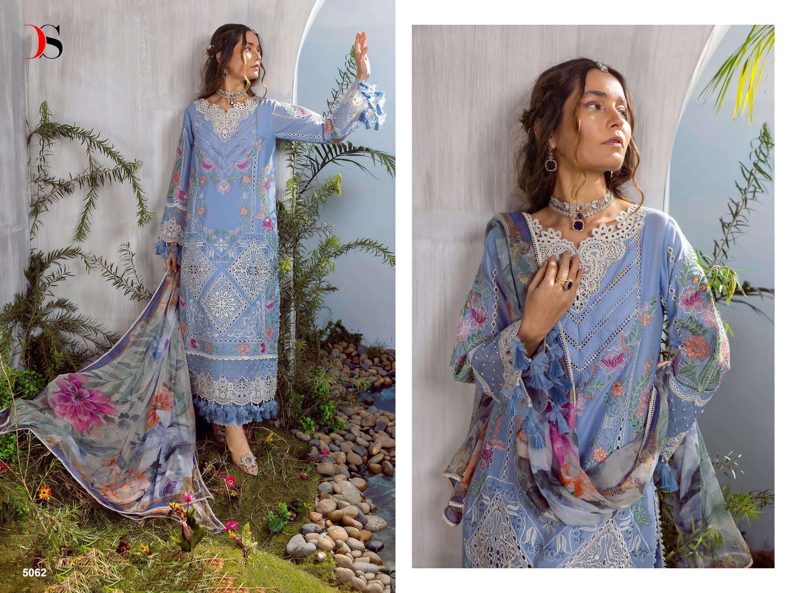 DEEPSY SUITS SANA SAFINAZ LAWN 24 VOL 2 COTTON SALWAR KAMEEZ 