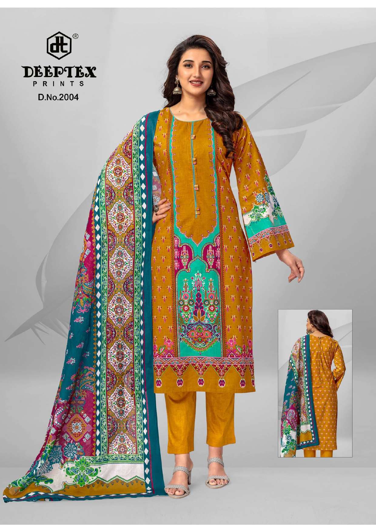DEEPTEX PRINTS ROOHI ZARA VOL 2 LAWN COTTON SUIT