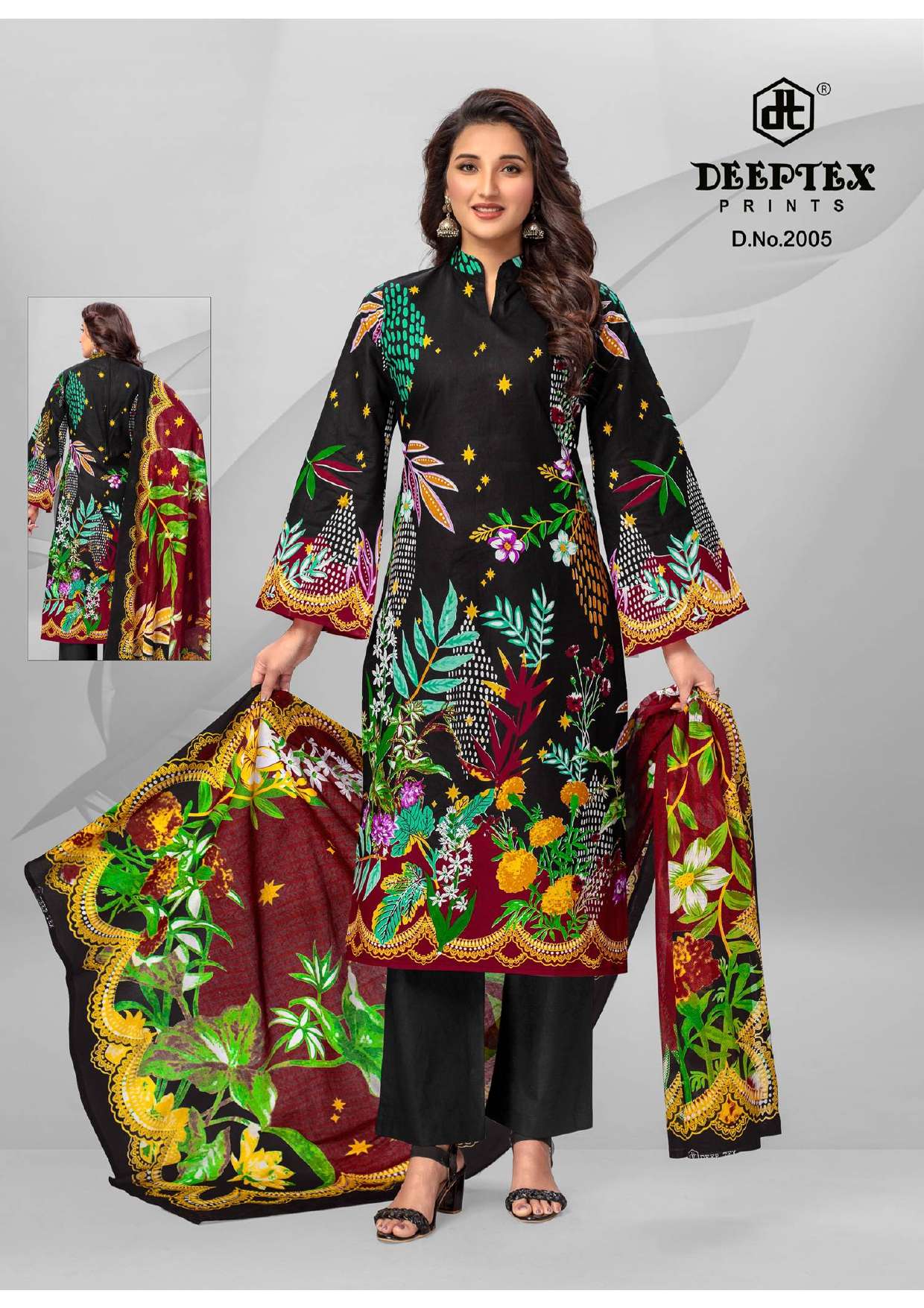 DEEPTEX PRINTS ROOHI ZARA VOL 2 LAWN COTTON SUIT