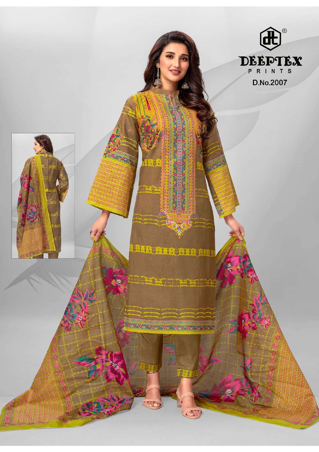 DEEPTEX PRINTS ROOHI ZARA VOL 2 LAWN COTTON SUIT