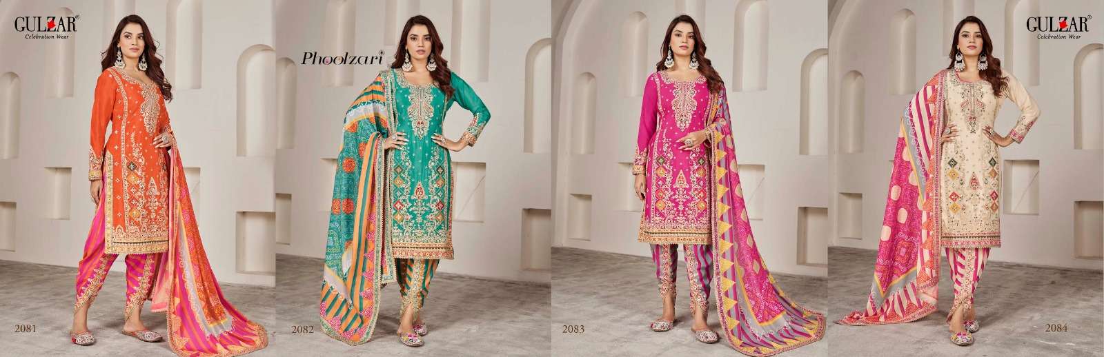 GULZAR PHOOLZARI HEAVY DESIGNER READY MADE SUIT