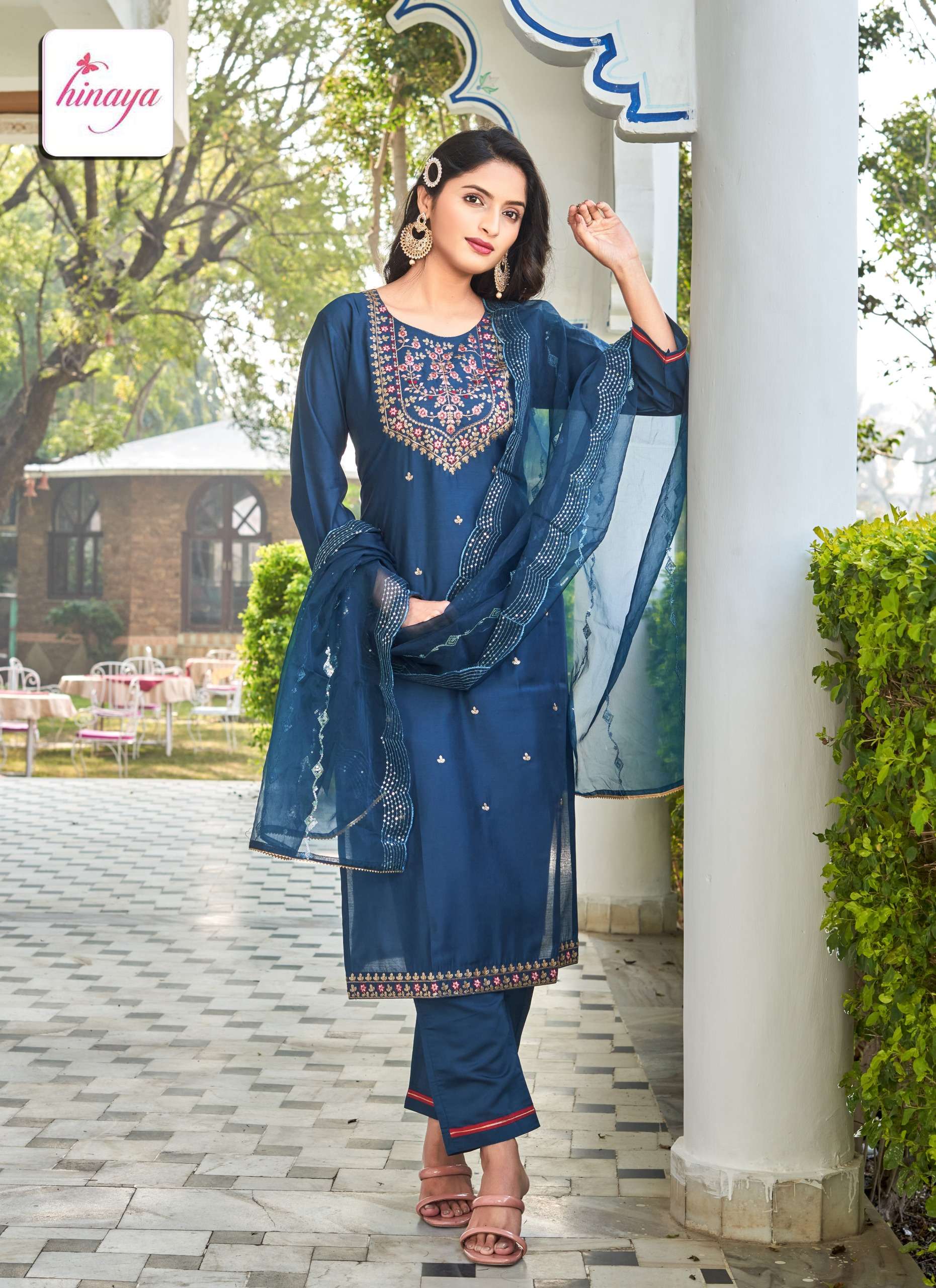 HINAYA ALEXA VOL 1 FANCY DESIGNER KURTI COMBO SET