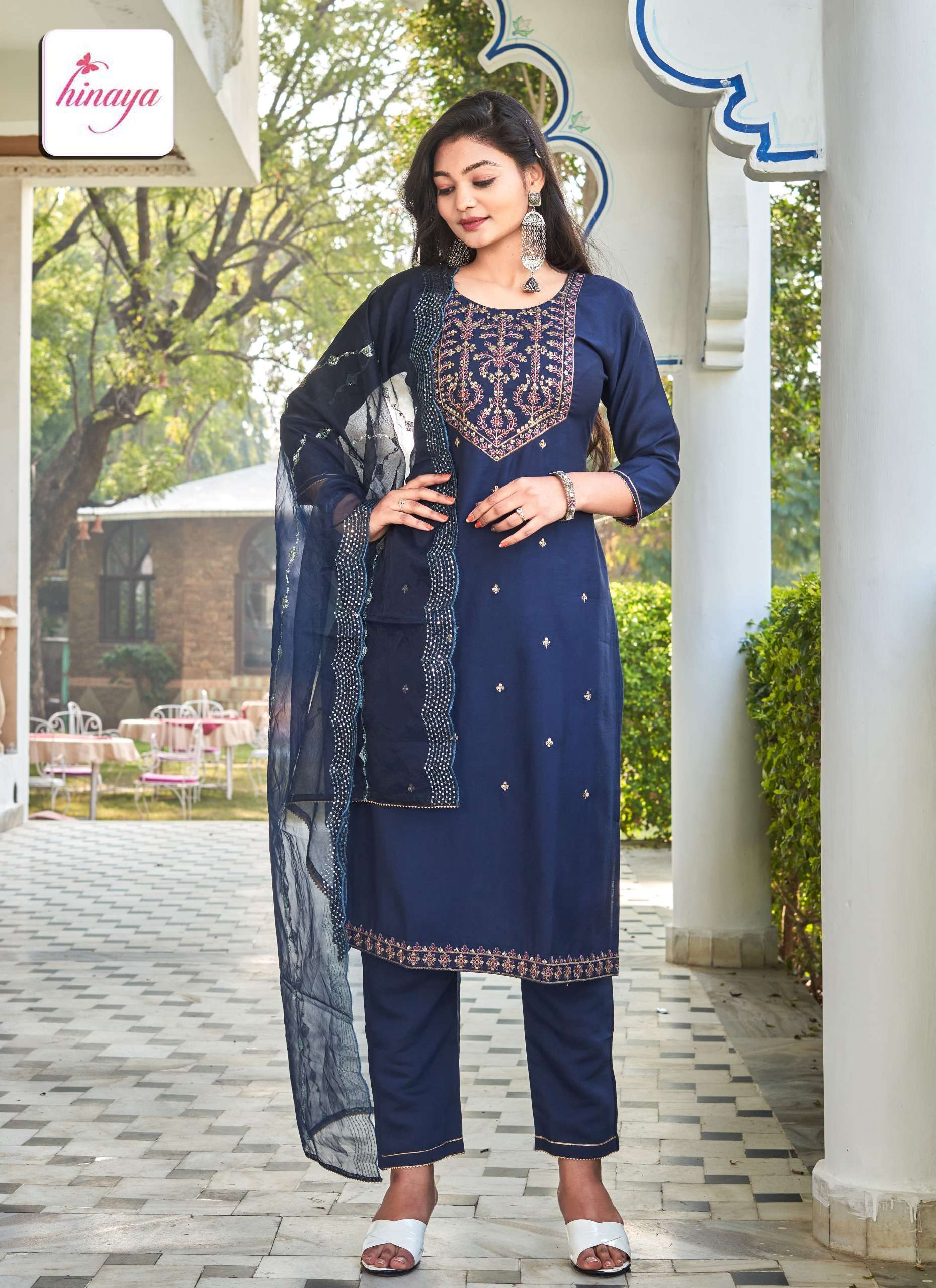 HINAYA ALEXA VOL 1 FANCY DESIGNER KURTI COMBO SET