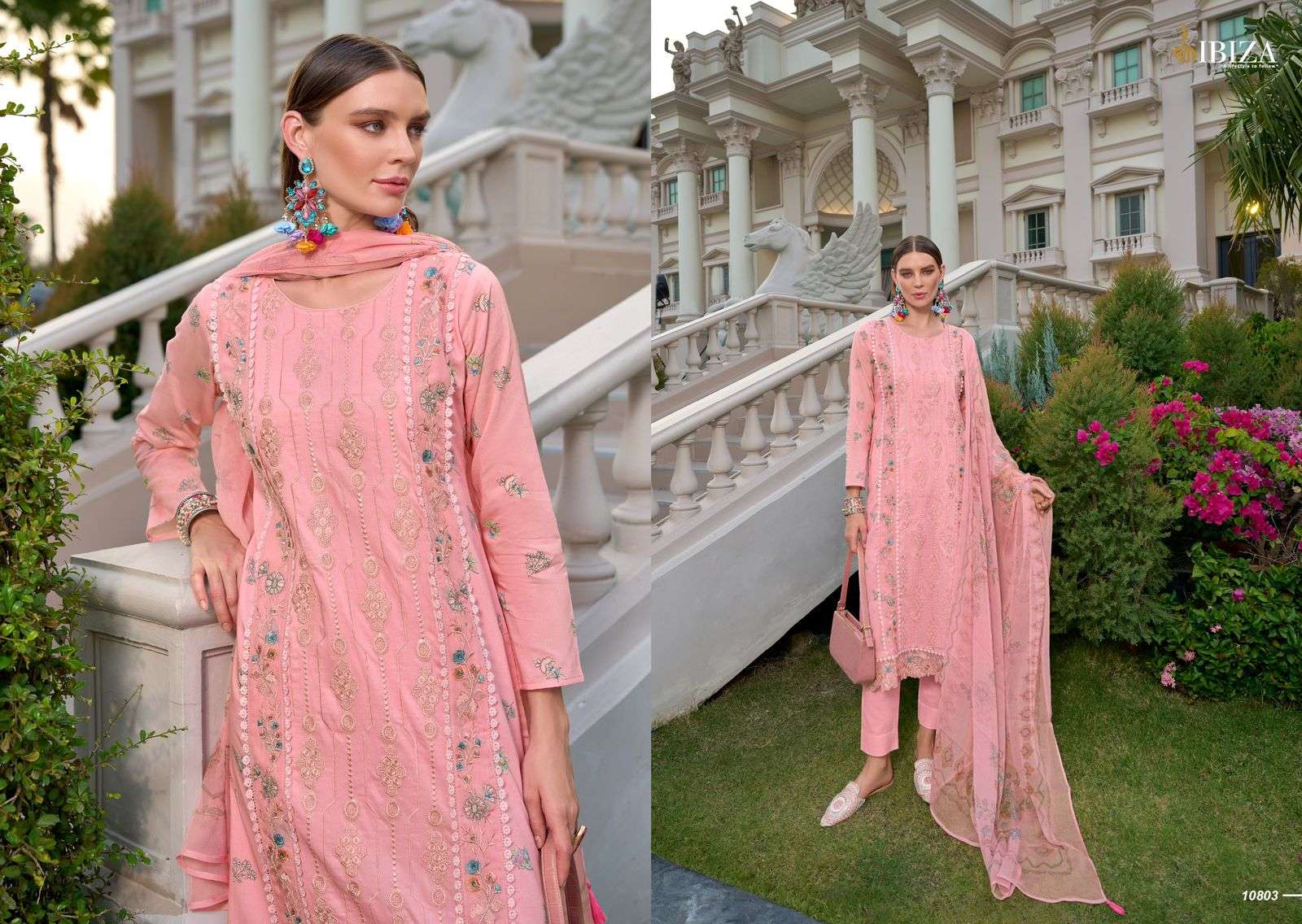 IBIZA LAVESTA LAWN COTTON EMBROIDERY DESIGNER SUIT