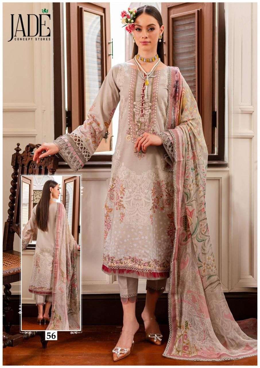 JADE CHEVRON EXCLUSIVE HEAVY COTTON VOL 6 LAWN COTTON SUIT