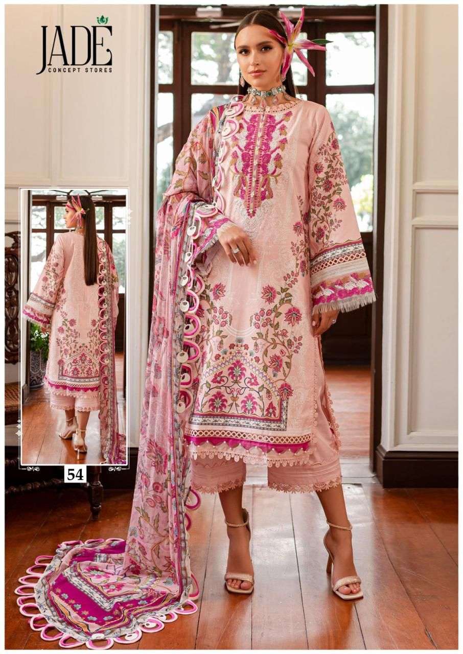 JADE CHEVRON EXCLUSIVE HEAVY COTTON VOL 6 LAWN COTTON SUIT