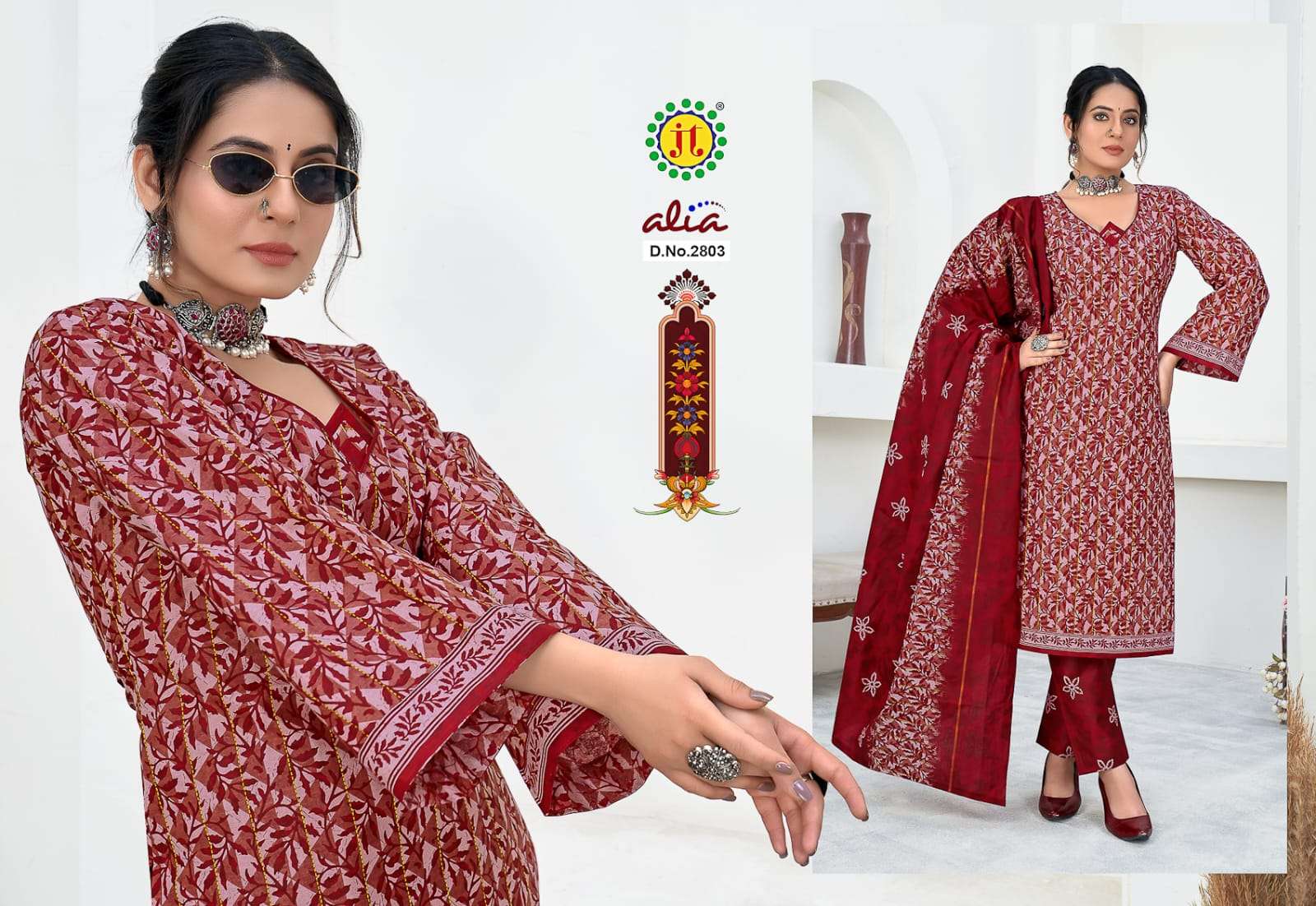 JT ALIA VOL 28 COTTON DRESS MATERIAL