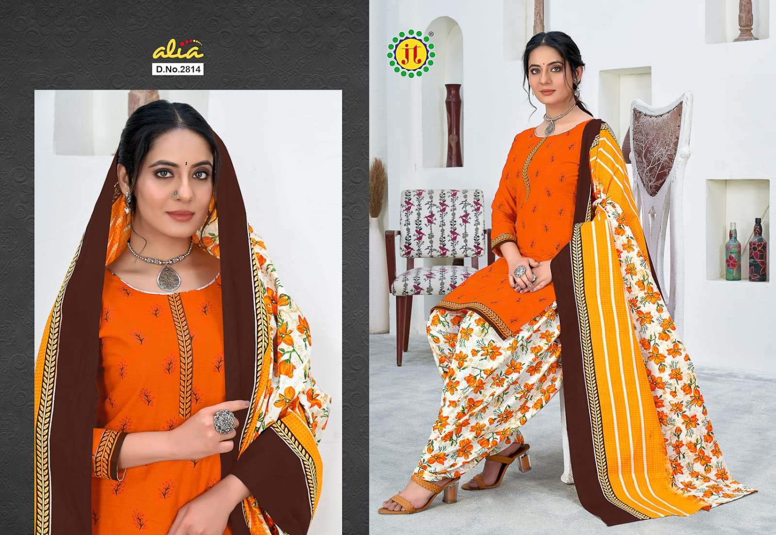 JT ALIA VOL 28 COTTON DRESS MATERIAL