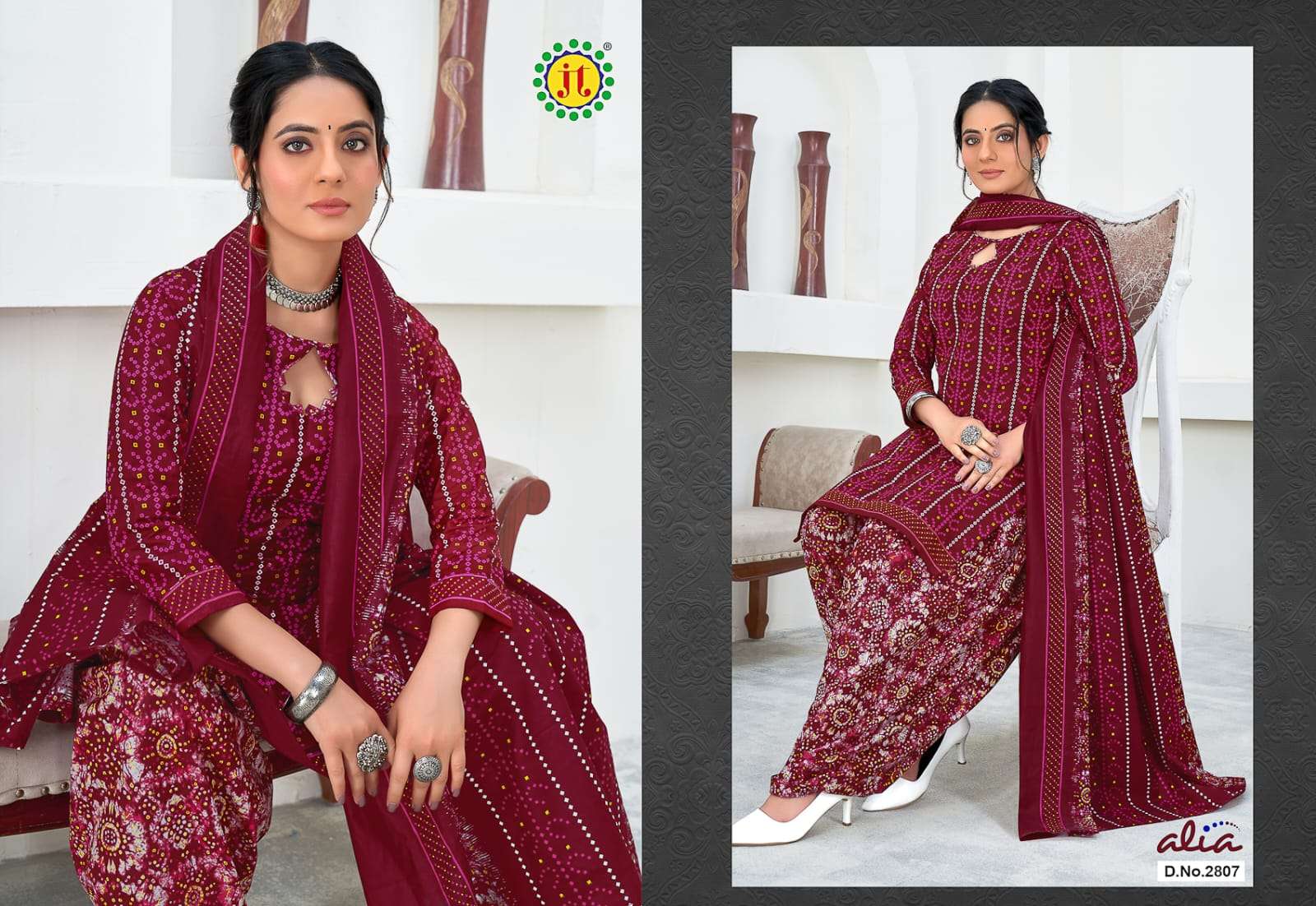 JT ALIA VOL 28 COTTON DRESS MATERIAL