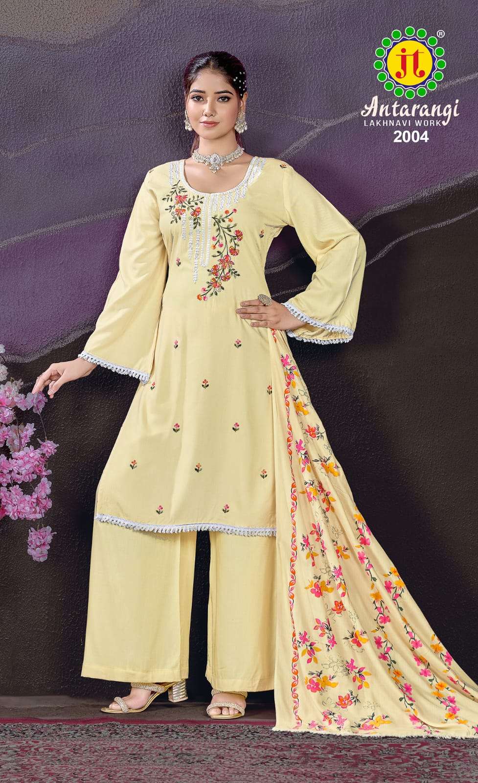 JT ANTARANGI VOL 2 RAYON FANCY WORK SUIT