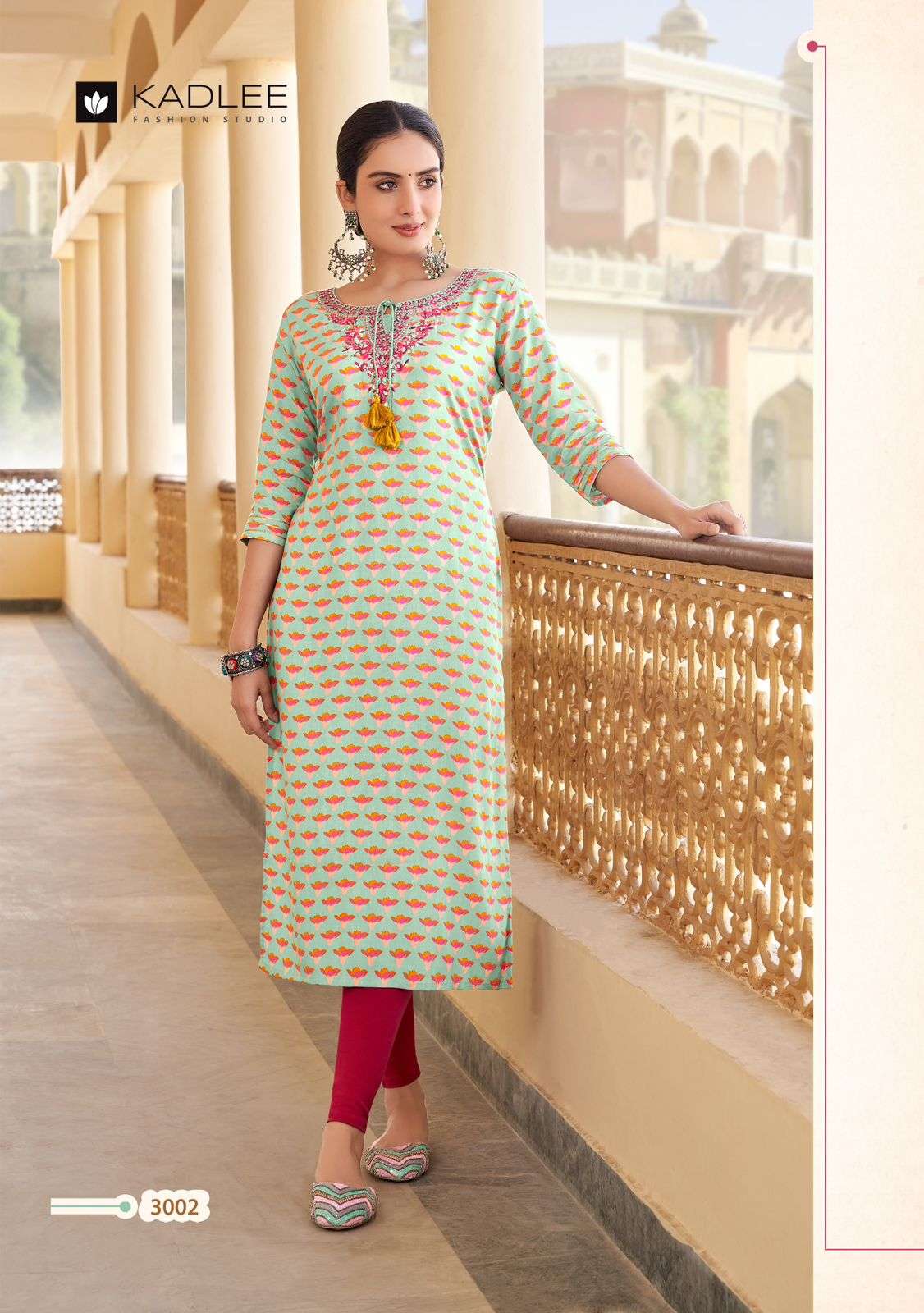 KADLEE FASHION ANGEL RAYON  STRAIGHT STYLE LADIES KURTI