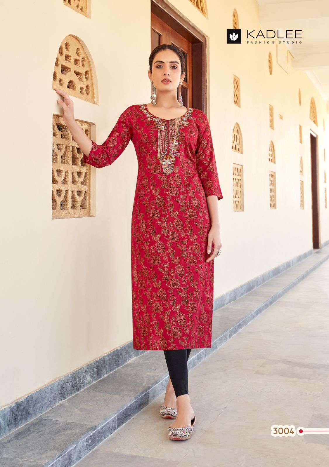 KADLEE FASHION ANGEL RAYON  STRAIGHT STYLE LADIES KURTI