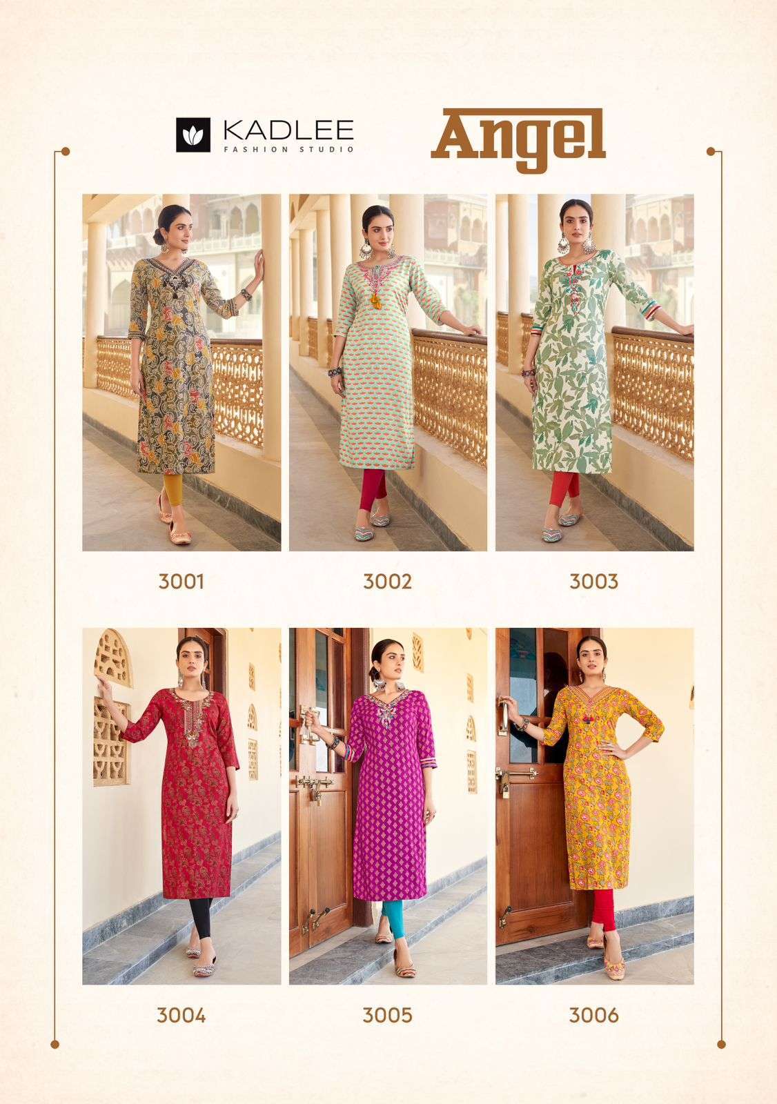 KADLEE FASHION ANGEL RAYON  STRAIGHT STYLE LADIES KURTI