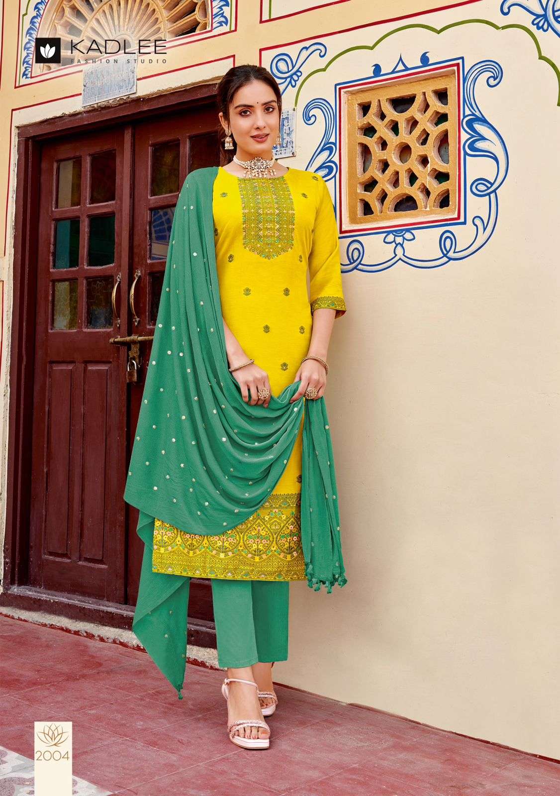 KADLEE FASHION VIRASAT MUSLIN JACQUARD SUIT
