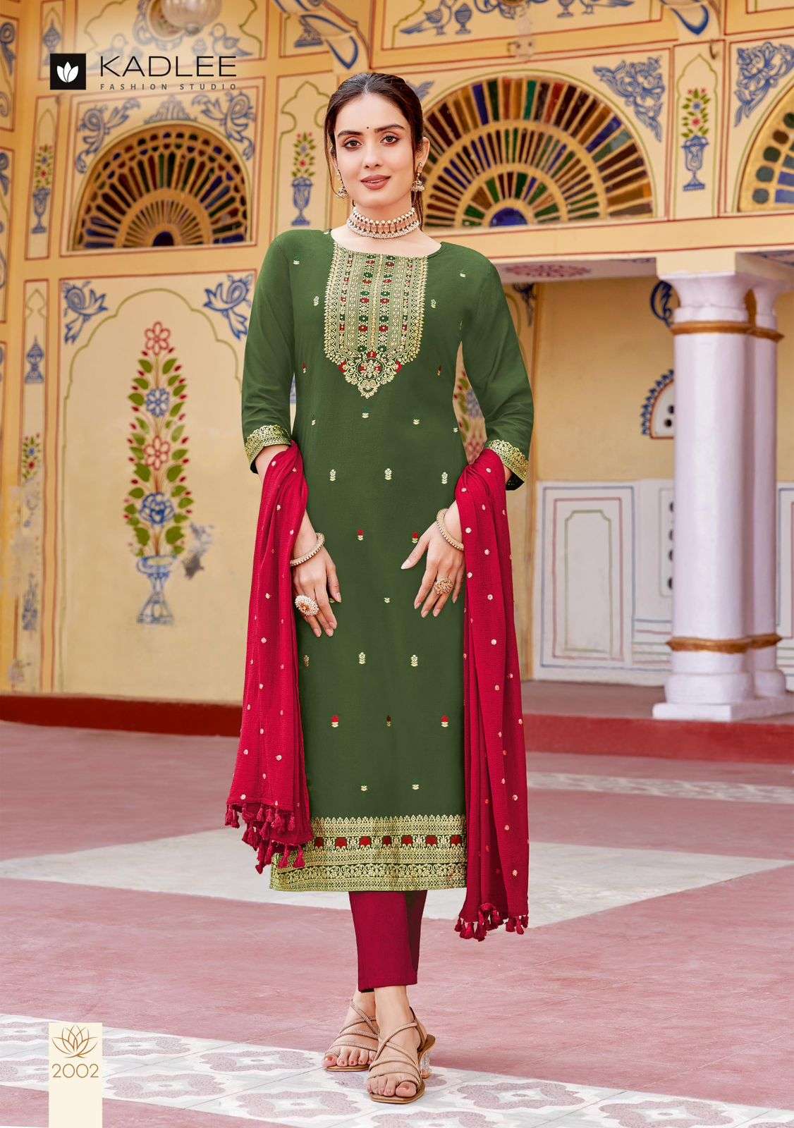 KADLEE FASHION VIRASAT MUSLIN JACQUARD SUIT