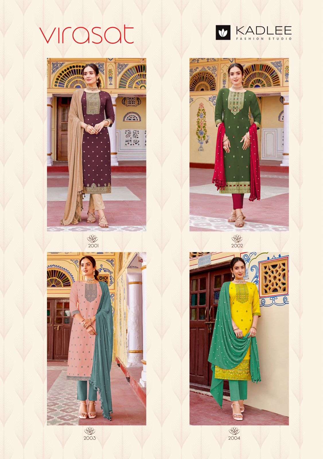 KADLEE FASHION VIRASAT MUSLIN JACQUARD SUIT