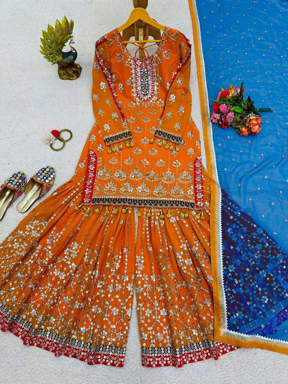 KD 1434 SHARARA SUIT