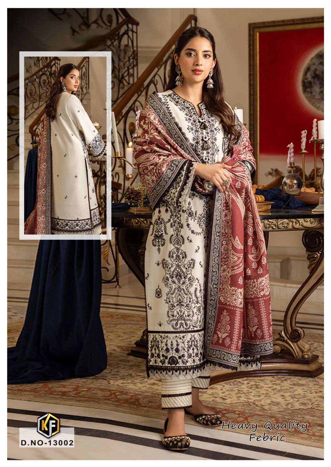 KEVAL FAB SOBIA NAZIR VOL 13 COTTON KARACHI PRINT SUIT