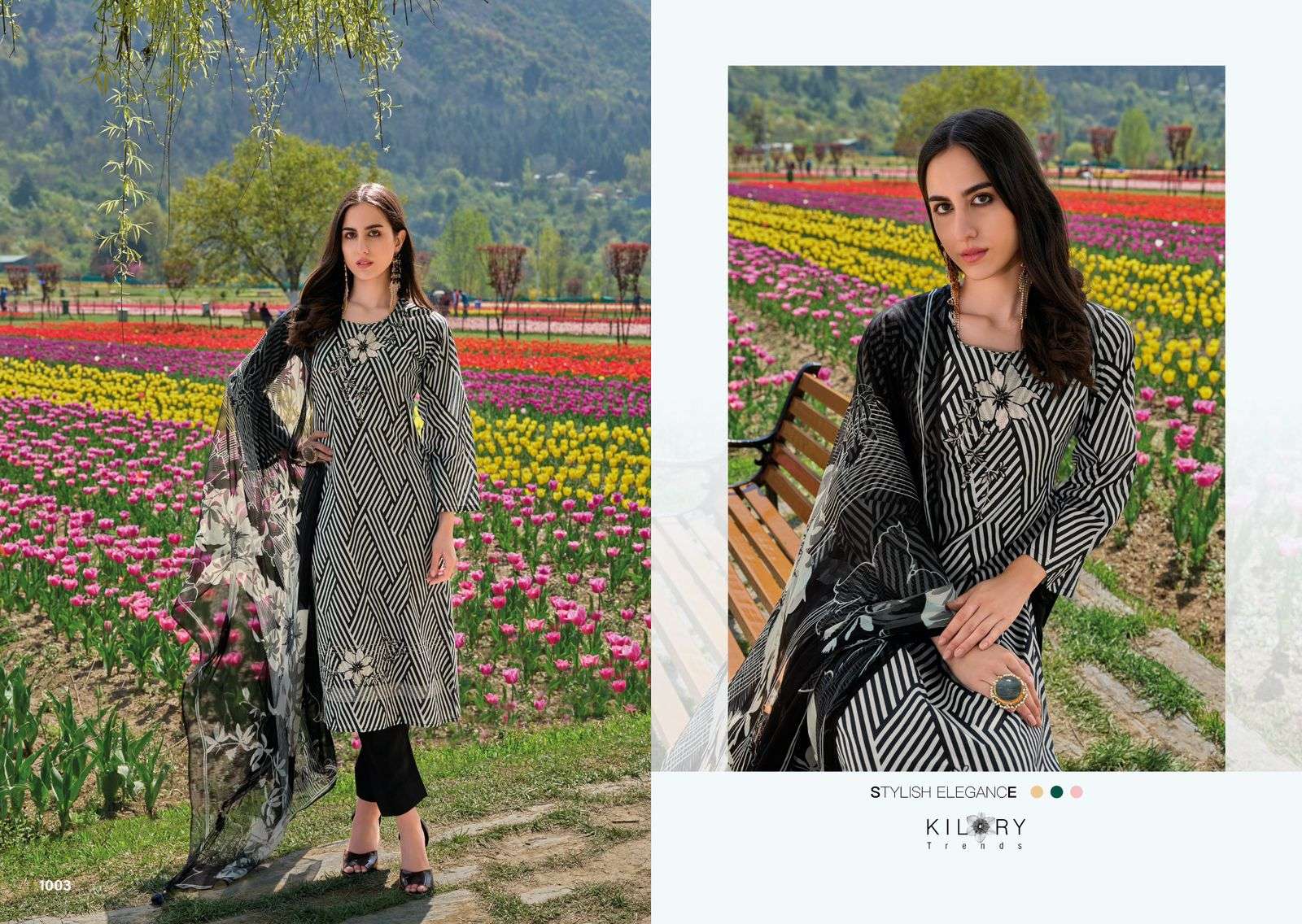 KILORY TRENDZ ELNAZ VOL 2 LAWN COTTON FANCY EMBROIDERY WORK SUIT