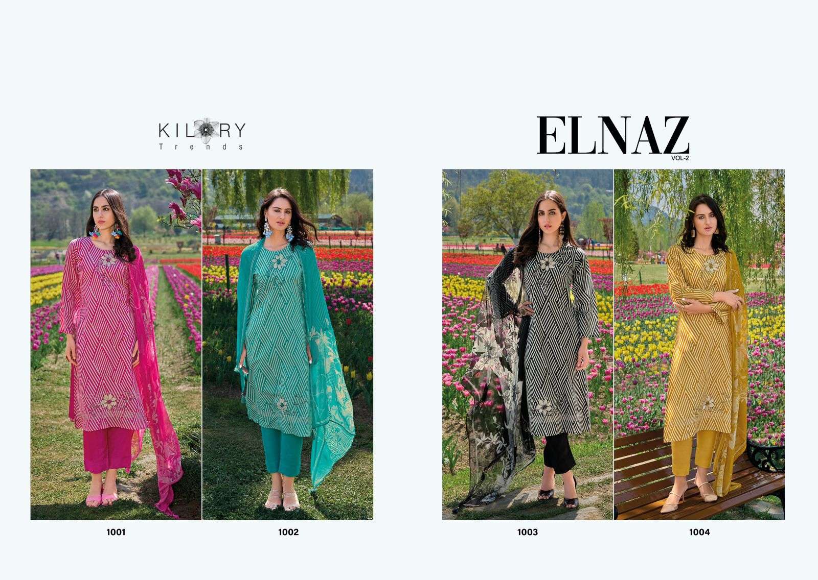 KILORY TRENDZ ELNAZ VOL 2 LAWN COTTON FANCY EMBROIDERY WORK SUIT