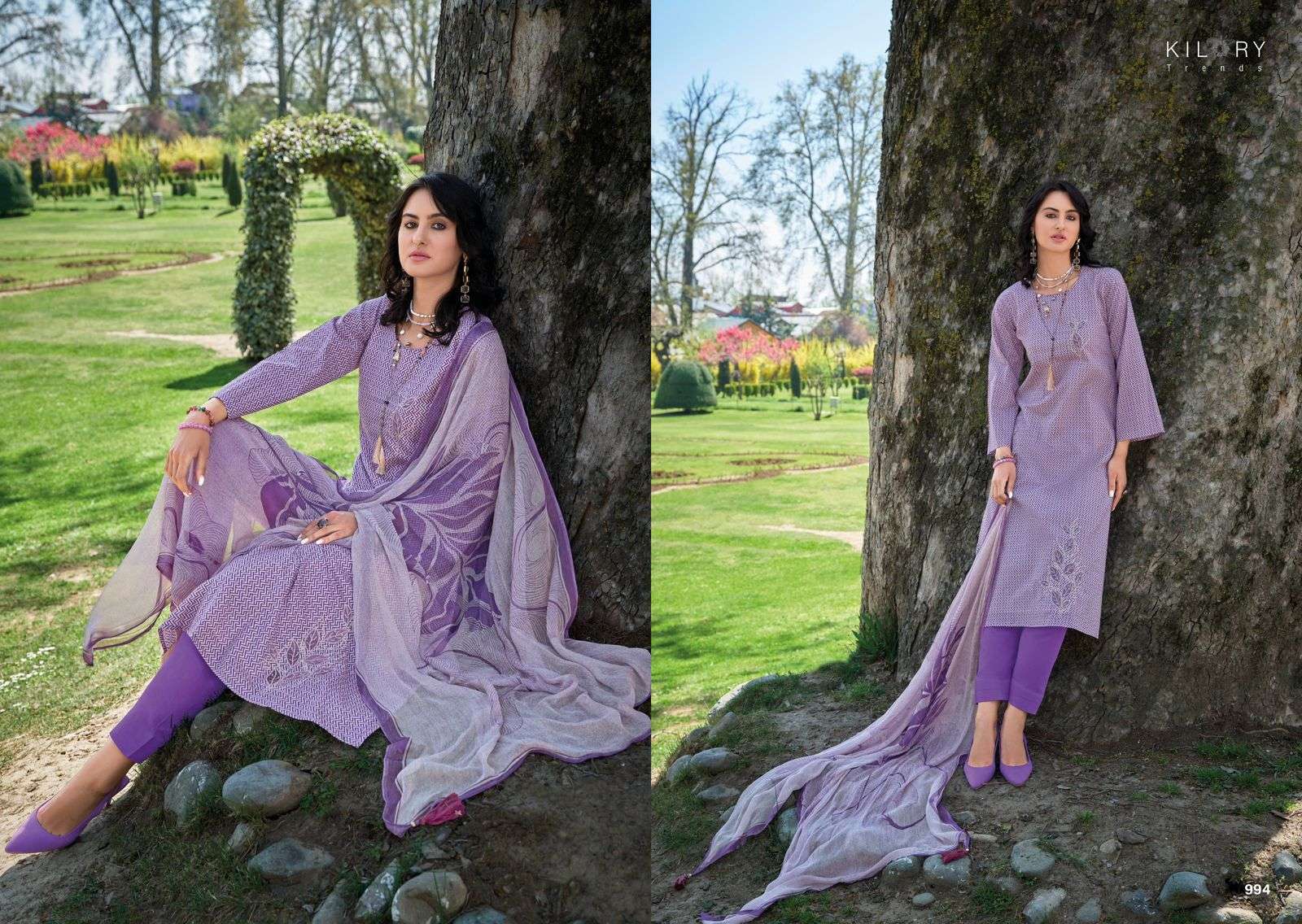 KILORY TRENDZ SAFAR LAWN COTTON FANCY EMBROIDERY WORK SUIT