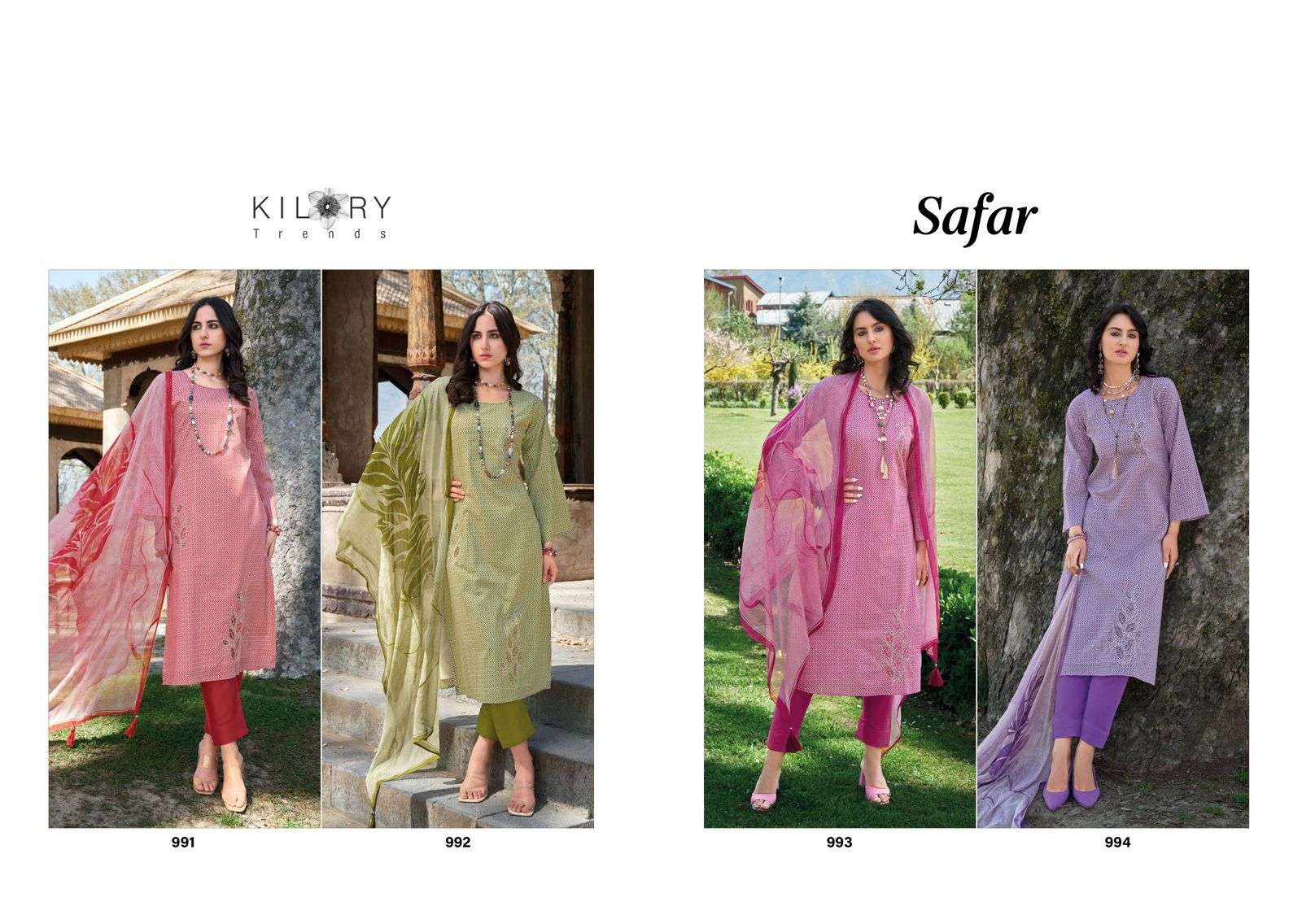 KILORY TRENDZ SAFAR LAWN COTTON FANCY EMBROIDERY WORK SUIT