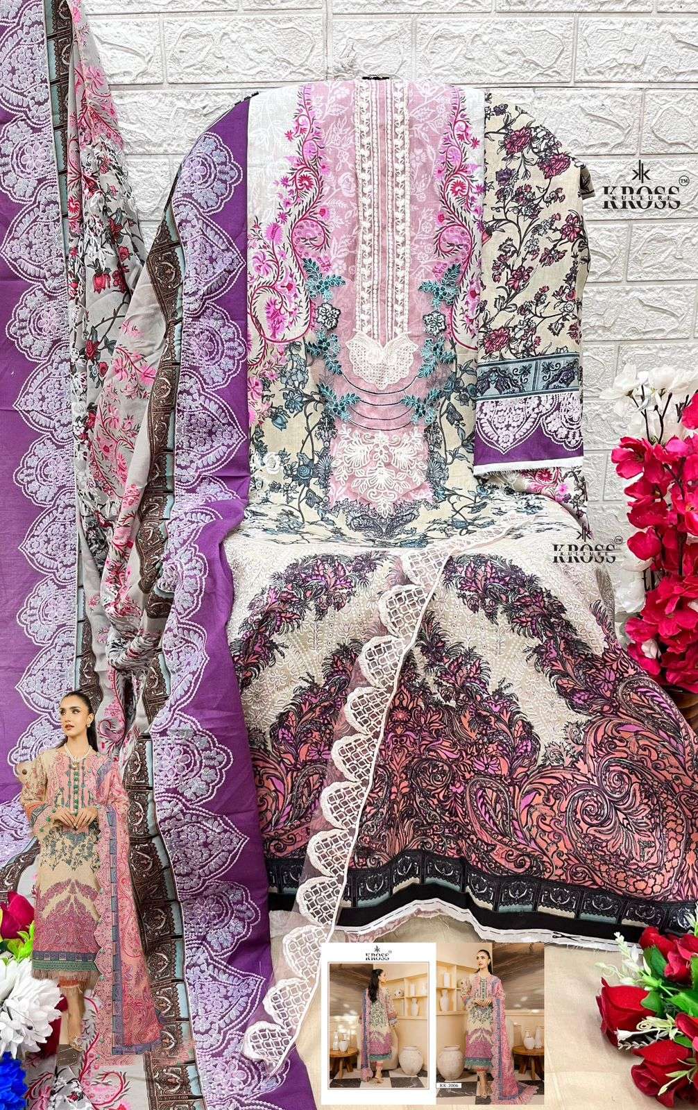 KROSS KULTURE D NO 2006 AND 2007 COTTON SALWAR KAMEEZ 
